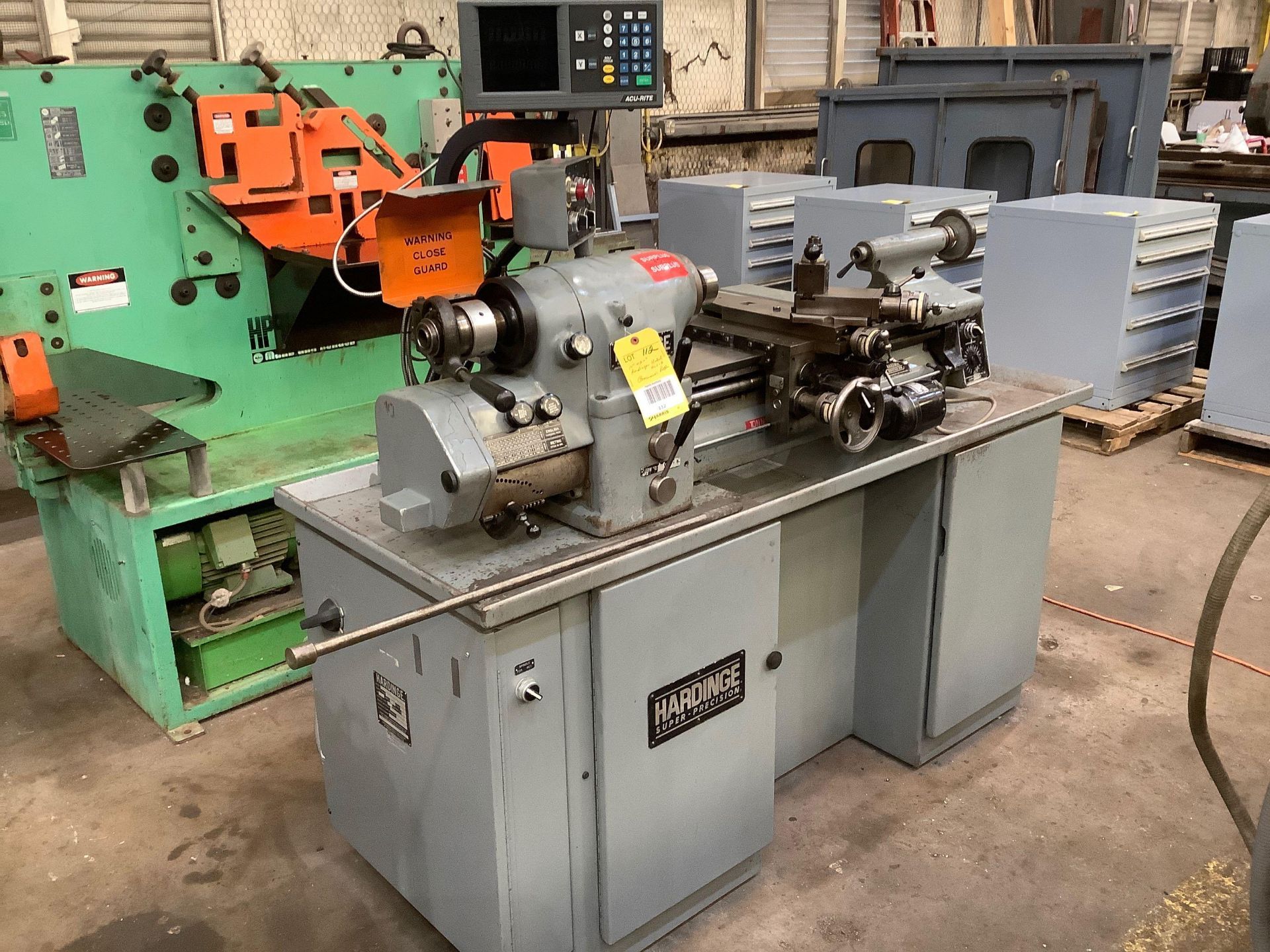 10" x 20" Hardinge Model HLV-H Precision Lathe - Image 8 of 15