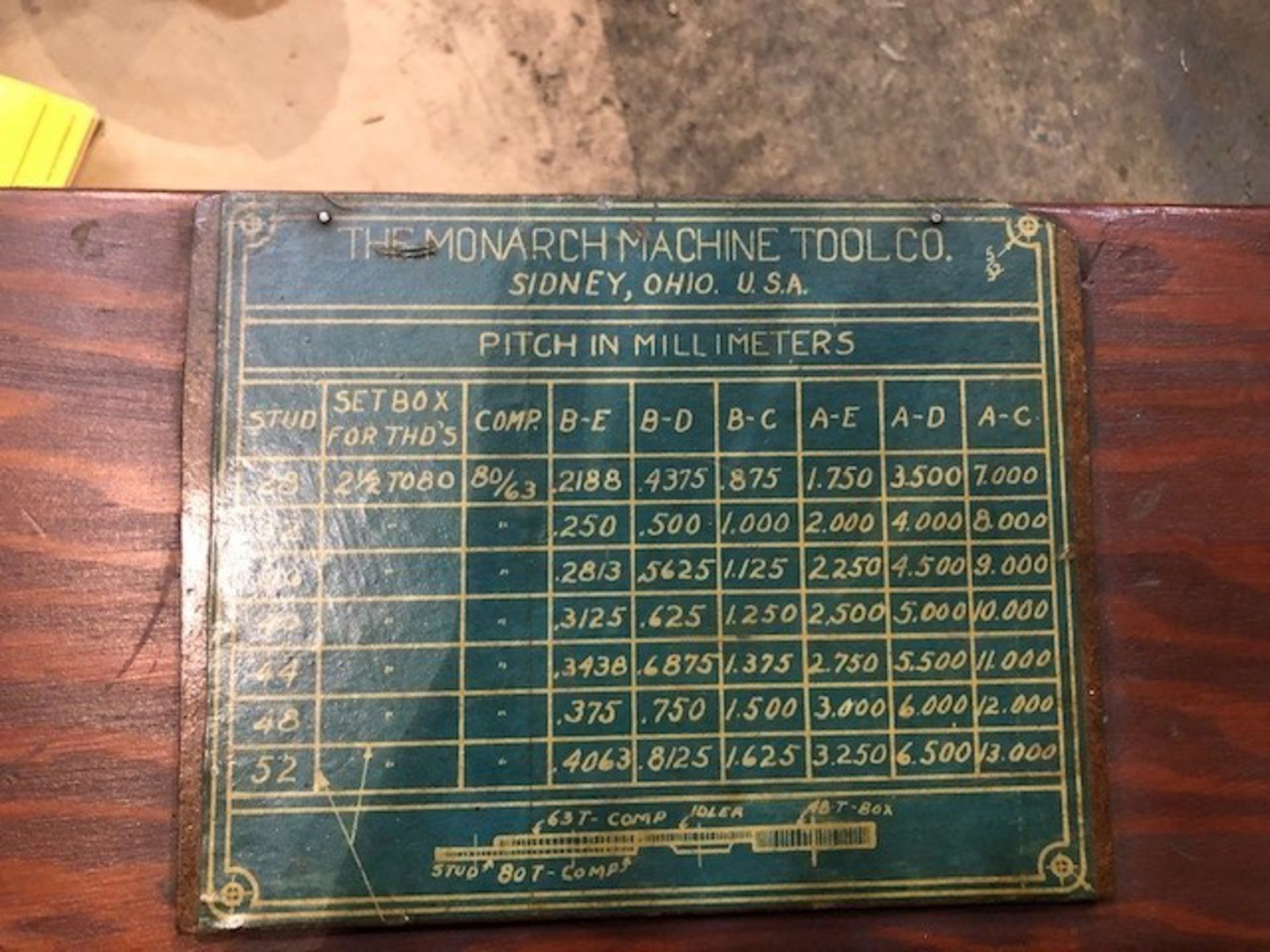 Tooling for 20" x 150" Monarch Model 13" Engine Lathe - Image 9 of 10