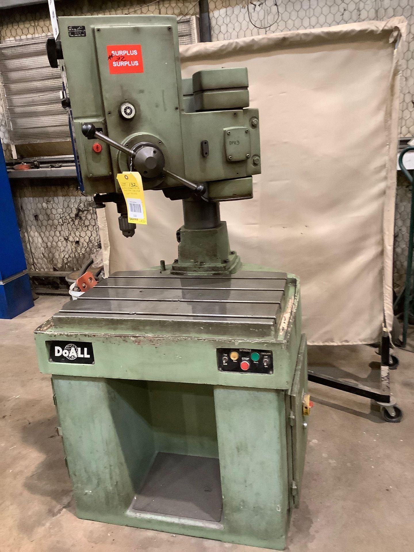 DoALL Model DTR-28 Articulating Arm Radial Drill Press - Image 2 of 7