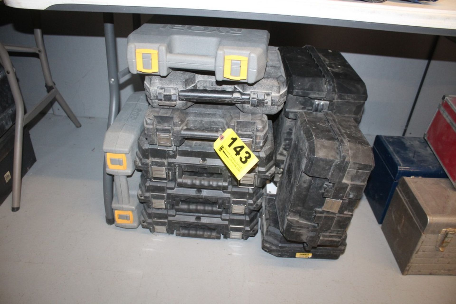 LARGE QUANTITY OF EMPTY POWER TOOL BOXES