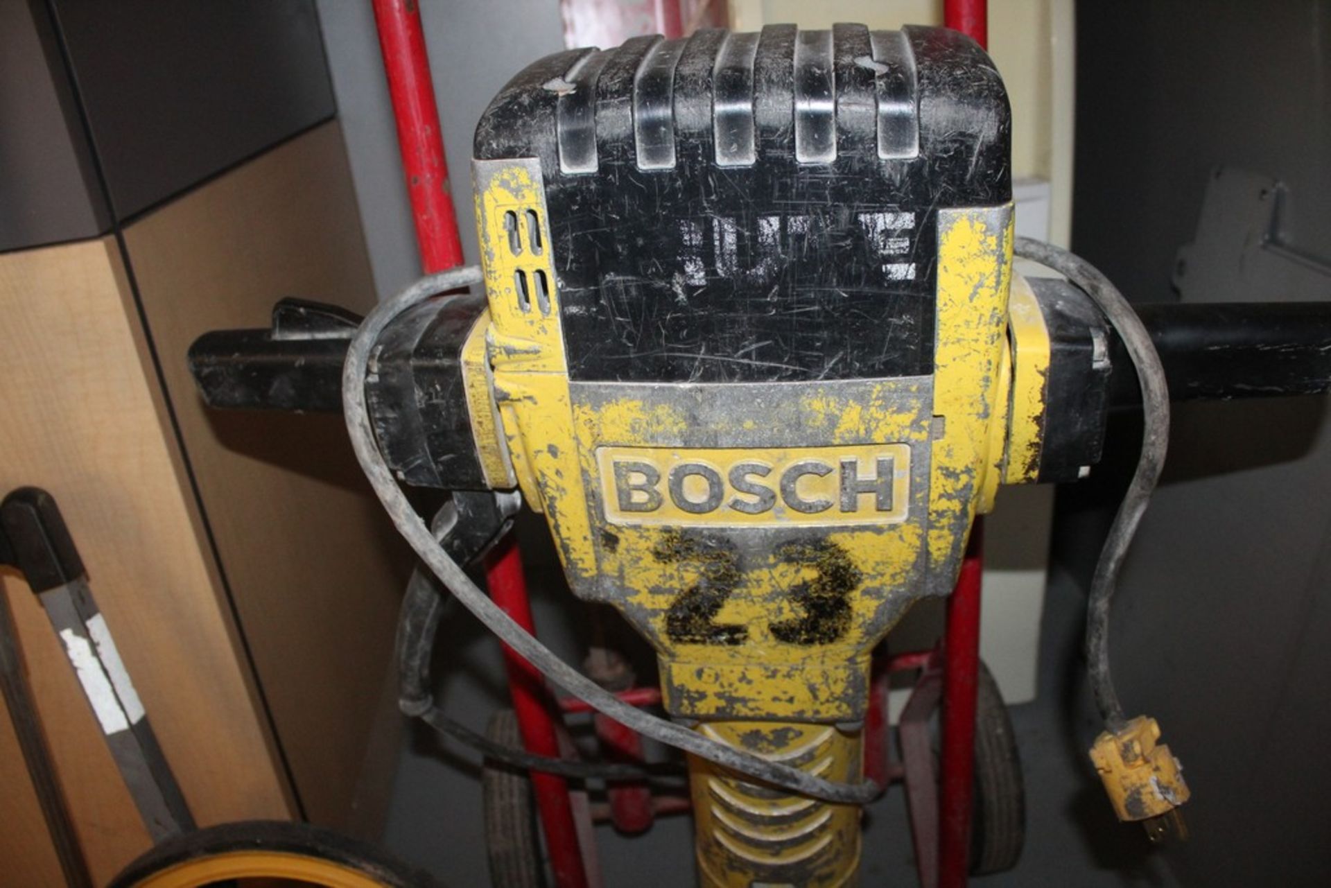 BOSCH ELECTRIC JACK HAMMER, WITH BITS AND DOLLY - Image 2 of 3