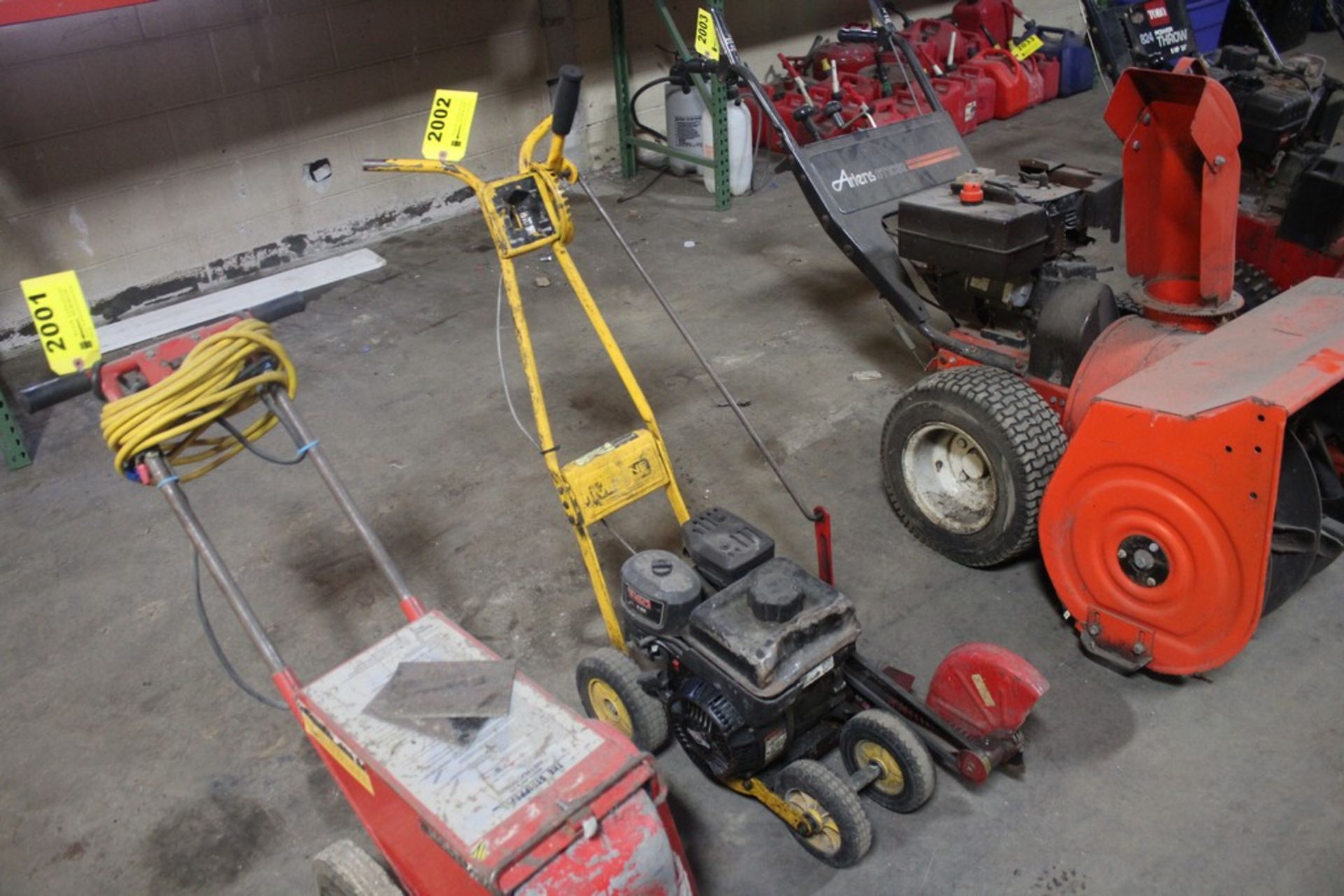 GAS POWERED EDGER WITH BRIGGS & STRATTON ENGINE