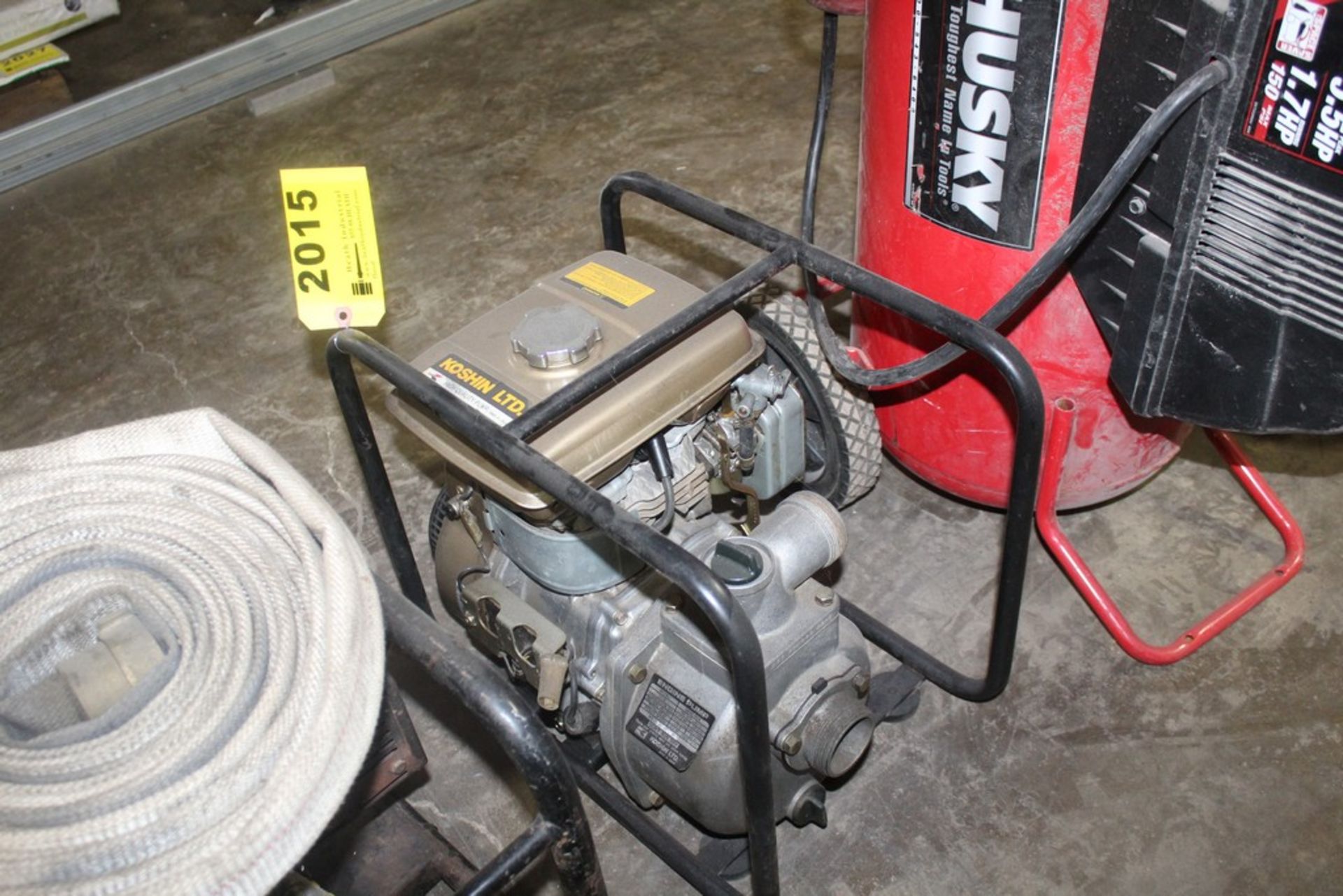 KOSHIN GAS POWERED WATER PUMP WITH WISCONSIN WI-145 ENGINE, FEW-50X PUMP