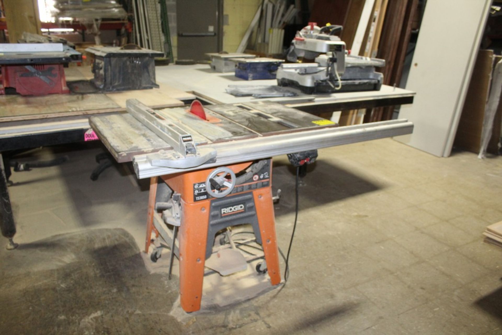 RIDGID MODEL TS3650 10" CONTRACTORS TABLE SAW