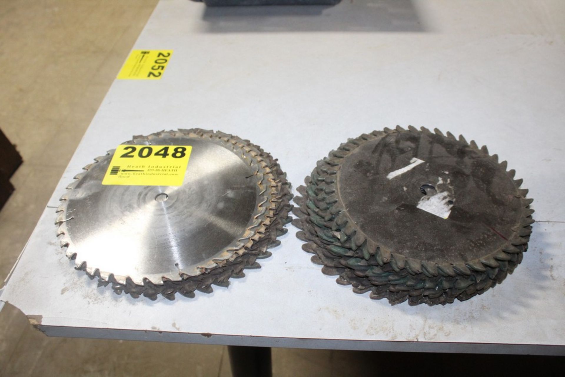 (2) STACKS OF SAW BLADES