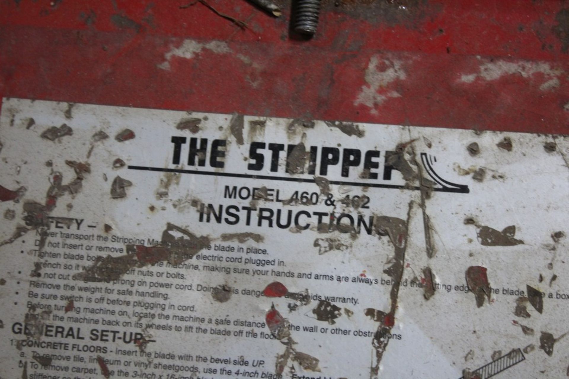 THE STRIPPER MODEL 462 ELECTRIC FLOOR STRIPPER - Image 2 of 2