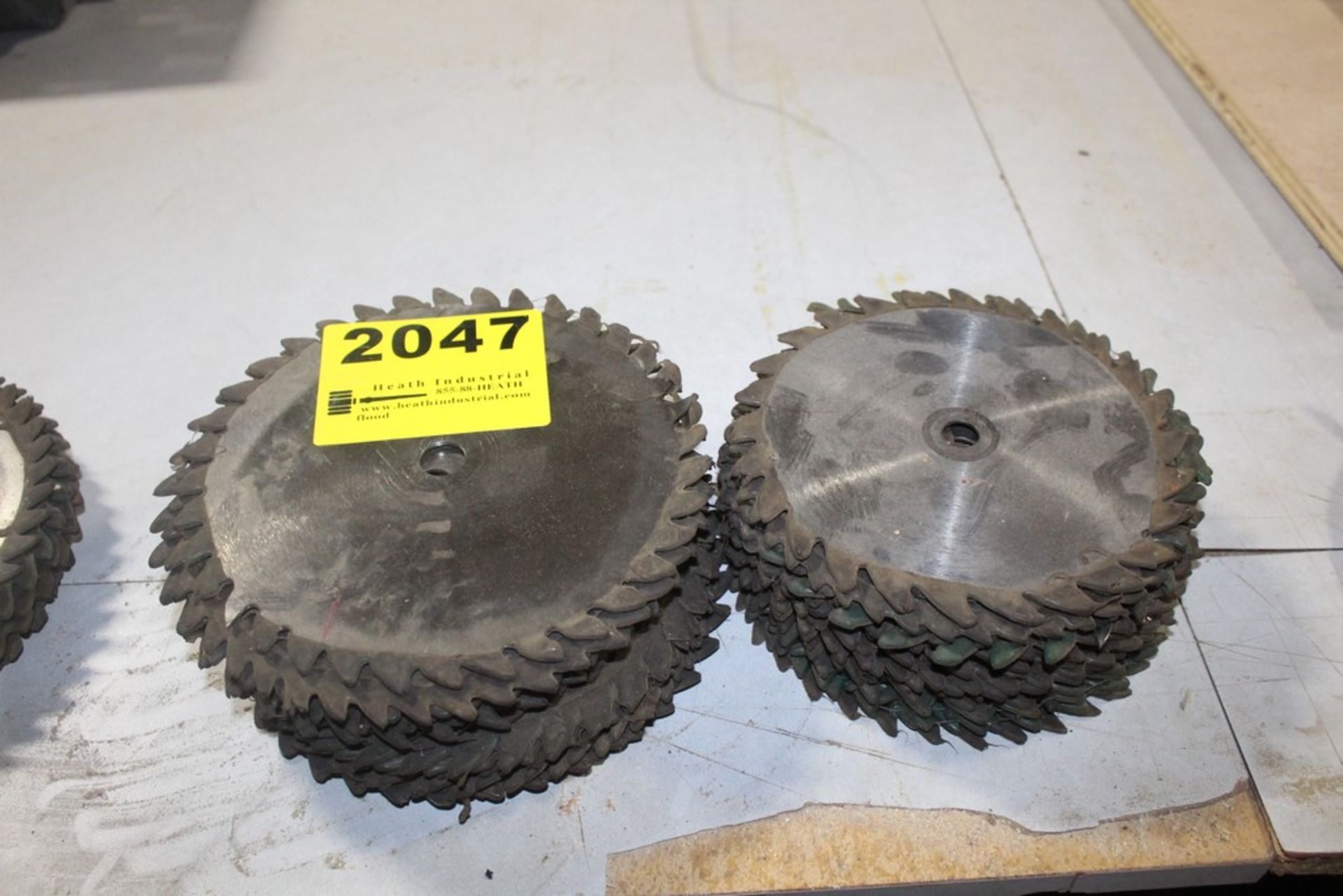 (2) STACKS OF SAW BLADES