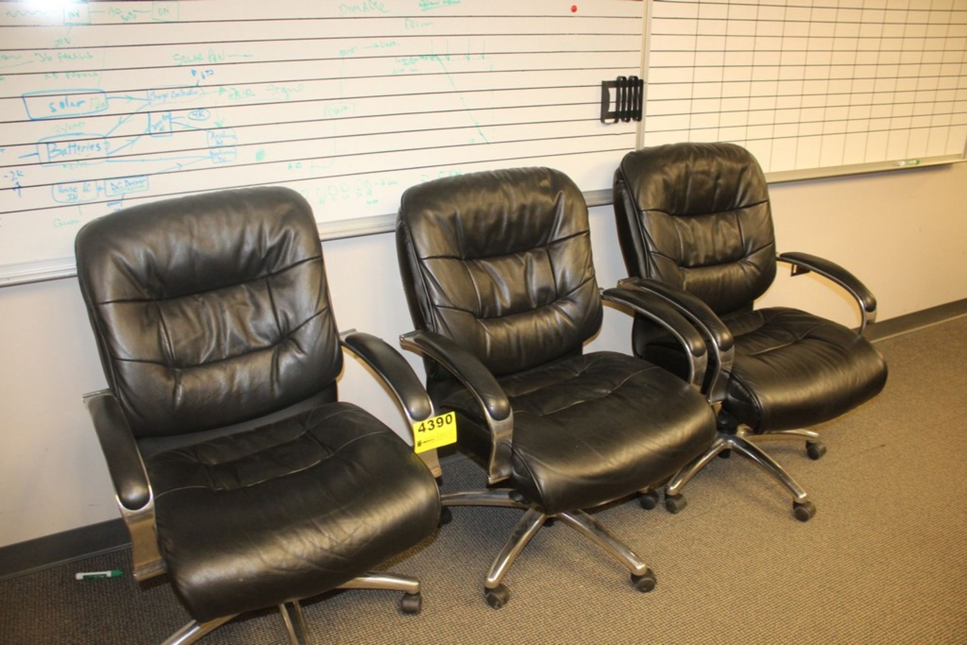 (3) OFFICE CHAIRS ON CASTERS