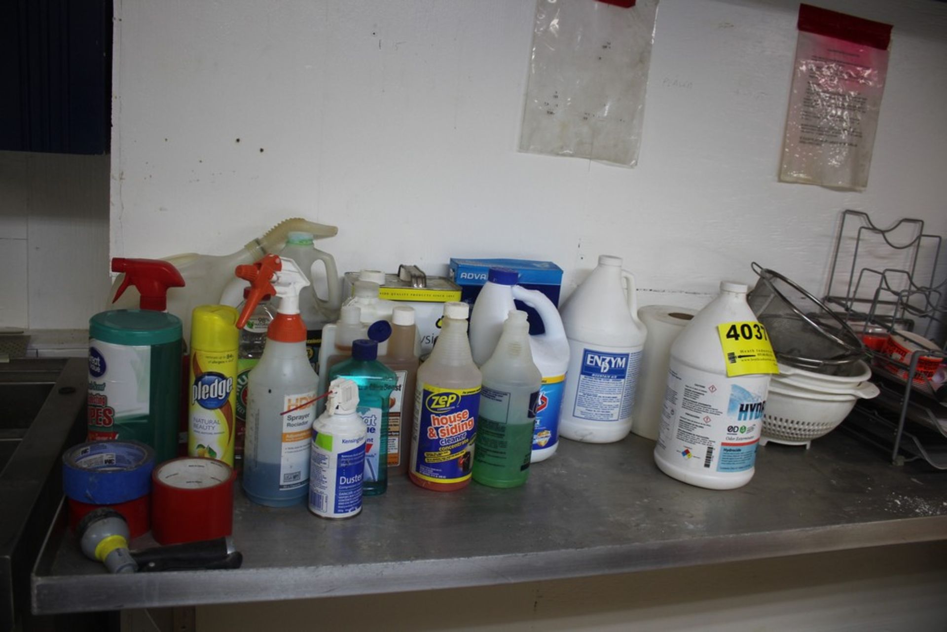 ASSORTED CLEANING SUPPLIES