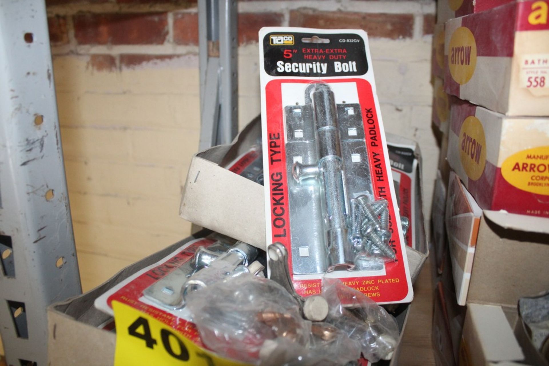 LARGE QTY OF TACO 5" HEAVY DUTY SECURITY BOLTS - Image 2 of 2