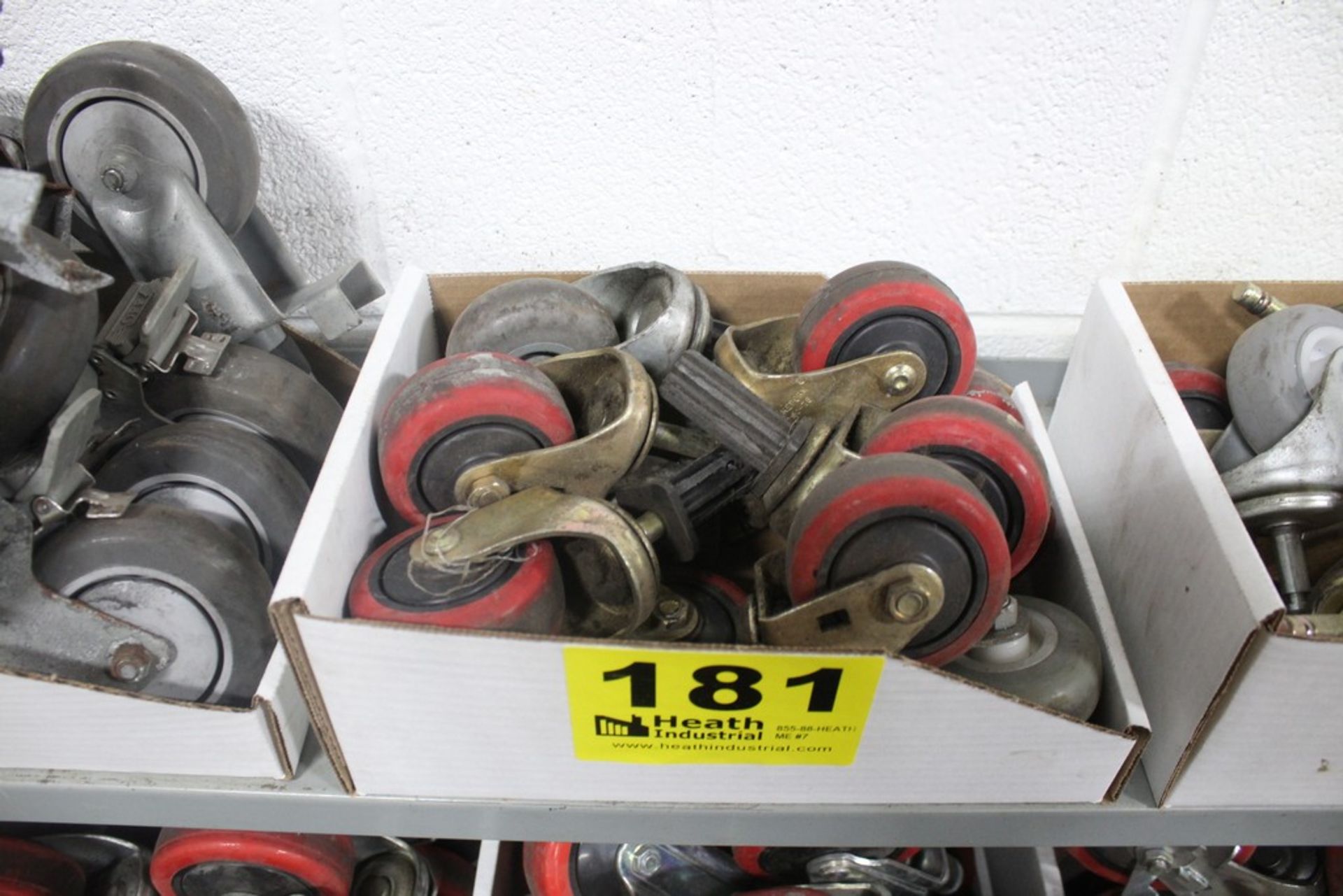 (12) SWIVEL 3" CASTER WHEELS IN BOX