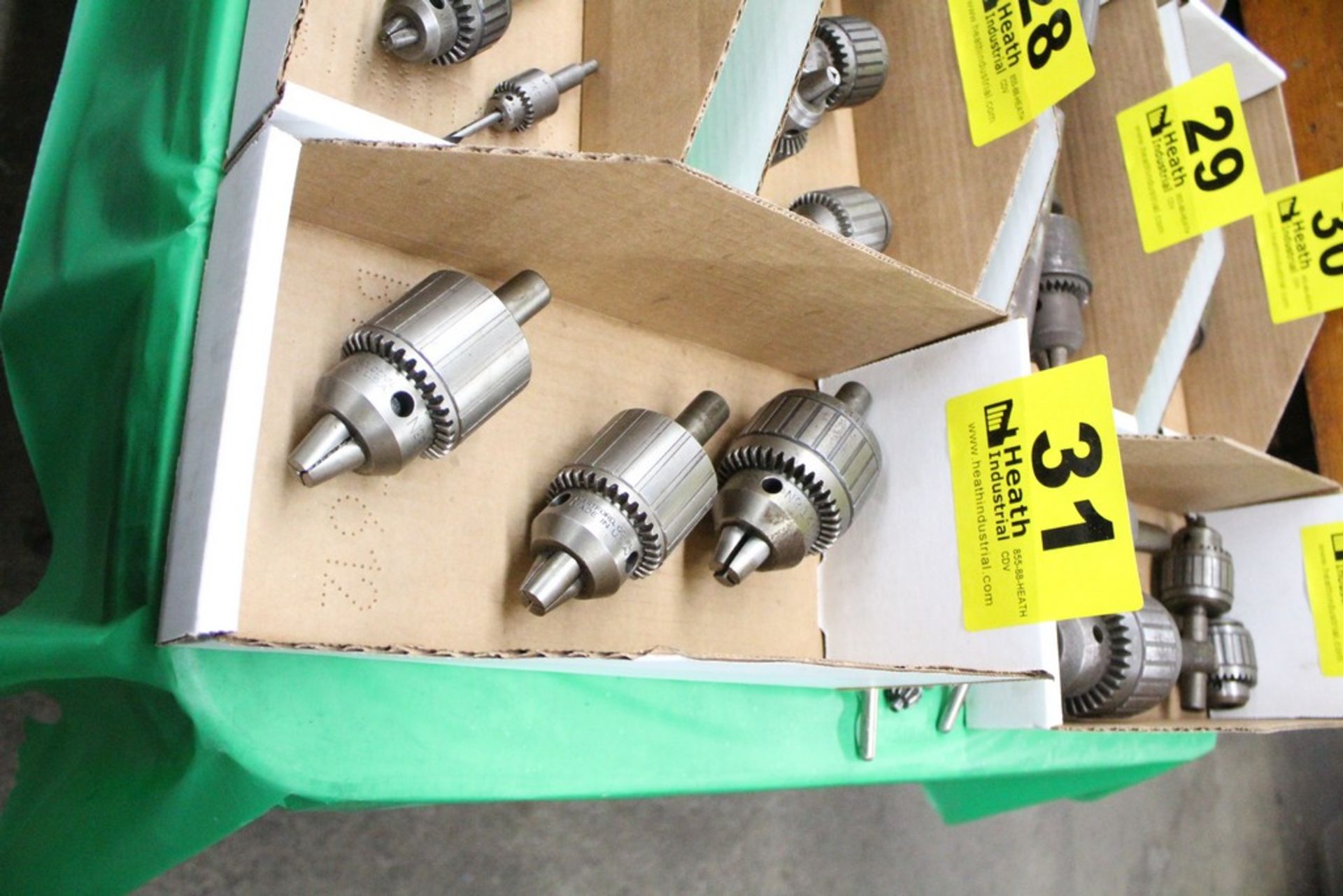 (3) JACOBS DRILL CHUCKS, (2) NO. 34, (1) NO 14N