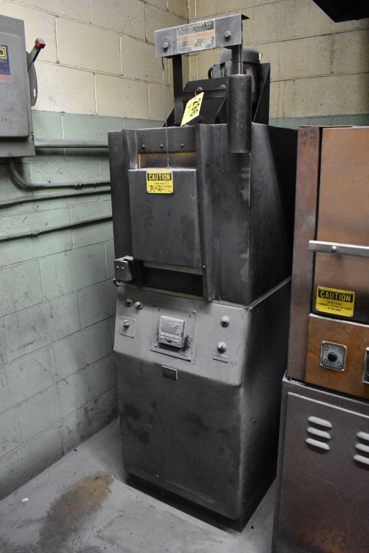 K.H. HUPPERT 5 KW MODEL T12A-FM ELECTRIC FURNACE, S/N 1724