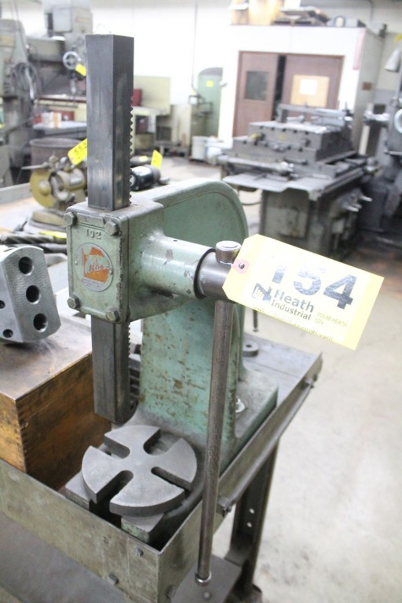 ATLAS NO. 1 BENCHTOP MANDREL / ARBOR PRESS S/N E1201