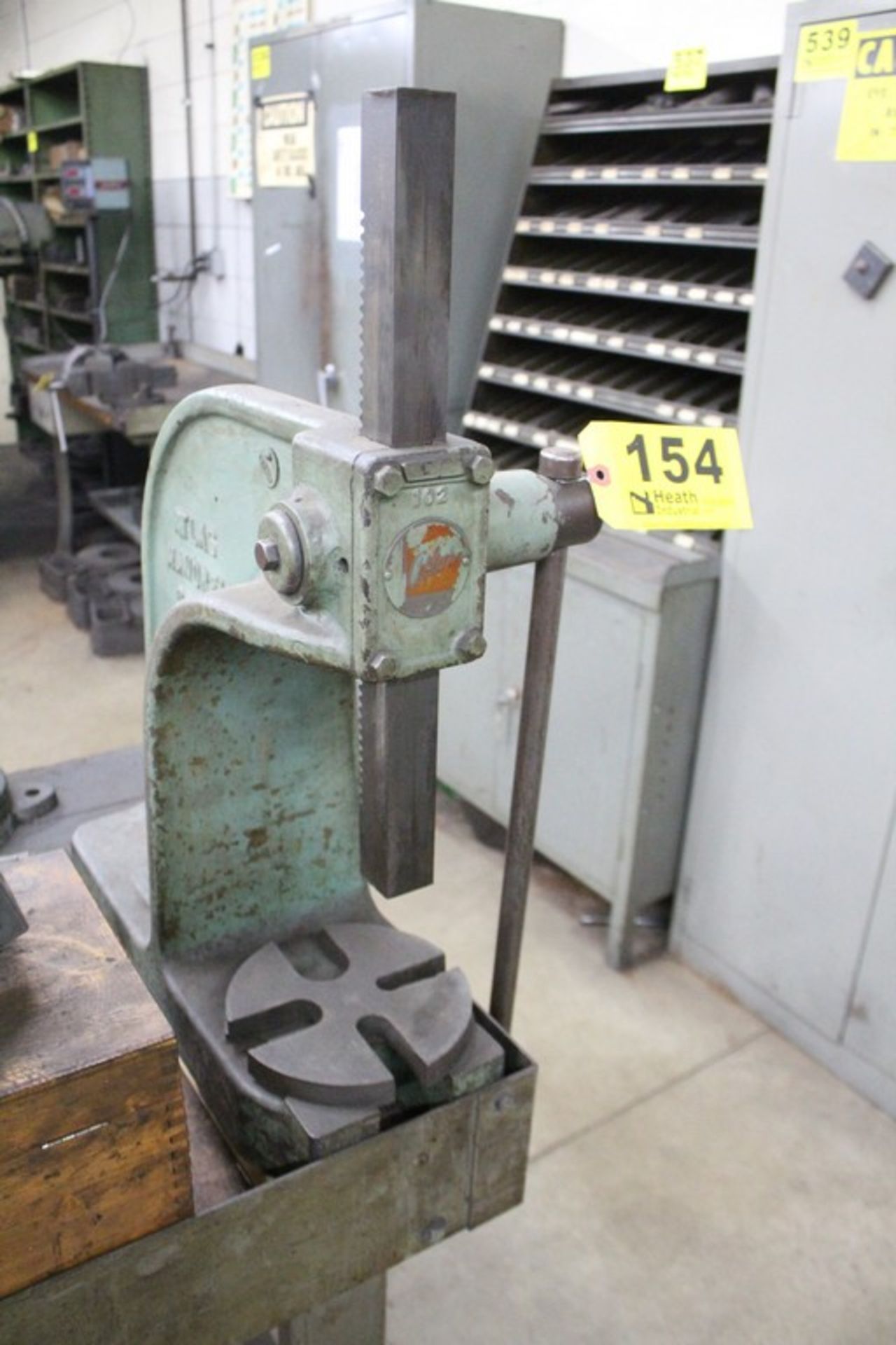 ATLAS NO. 1 BENCHTOP MANDREL / ARBOR PRESS S/N E1201 - Image 2 of 2