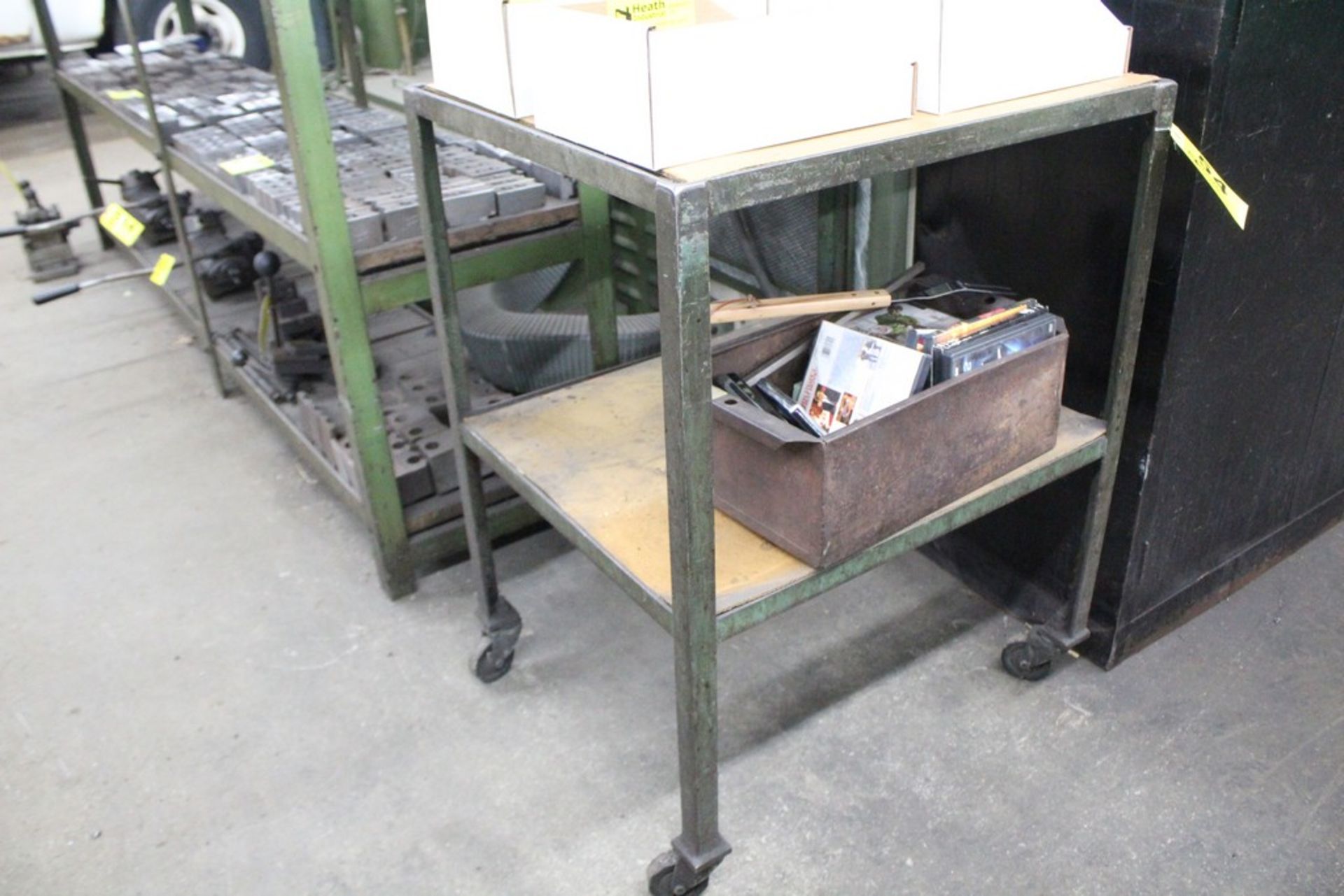 27" X 23" X 34" PORTABLE STEEL SHOP TABLE