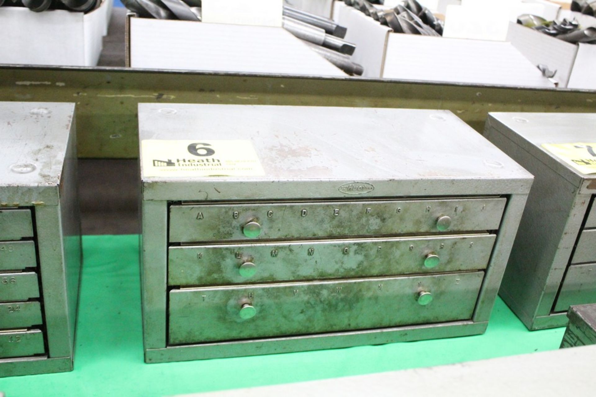 HUOT 3 DRWAER LETTER DRILL CABINET WITH DRILLS