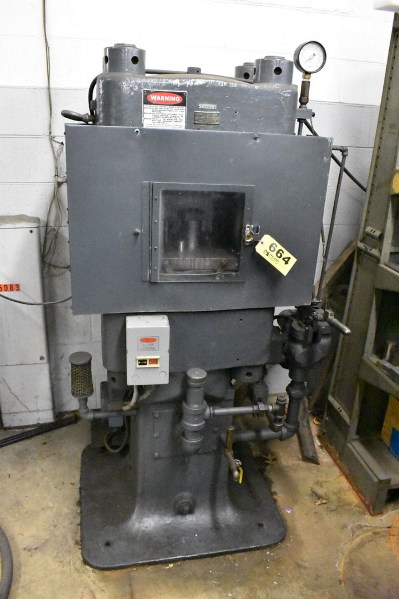 FARREL 4 POST HYDRAULIC UP-ACTING PRESS, 7"X15" BETWEEN POSTS