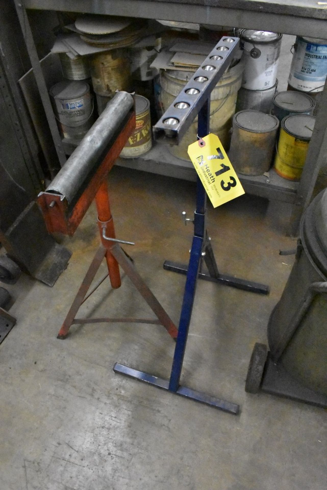 (2) ROLLER STOCK STANDS