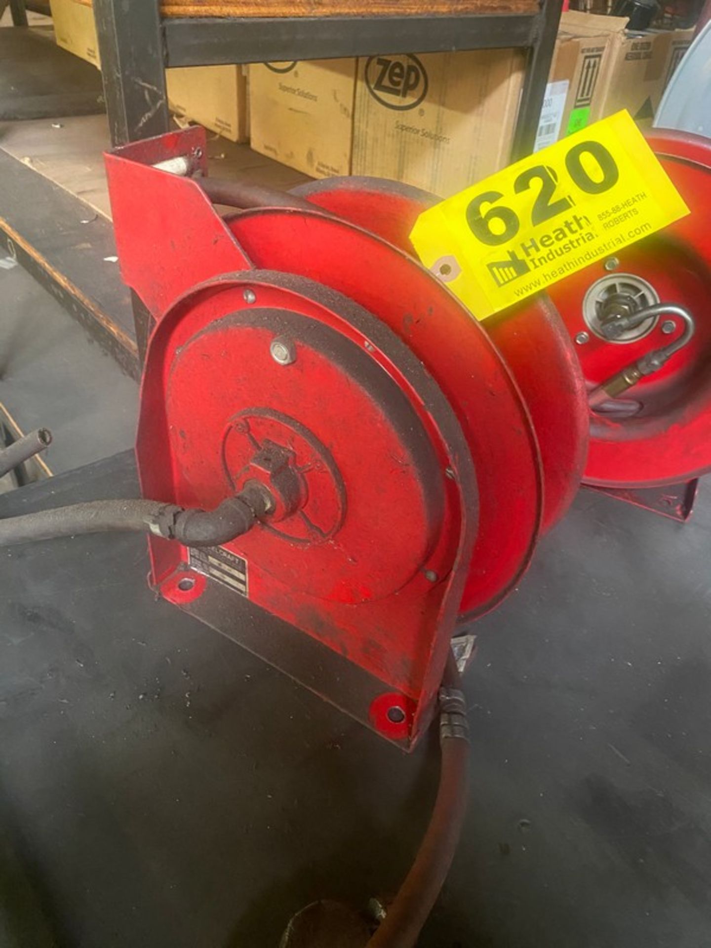 REELCRAFT MODEL 4615 PNEUMATIC HOSE REEL