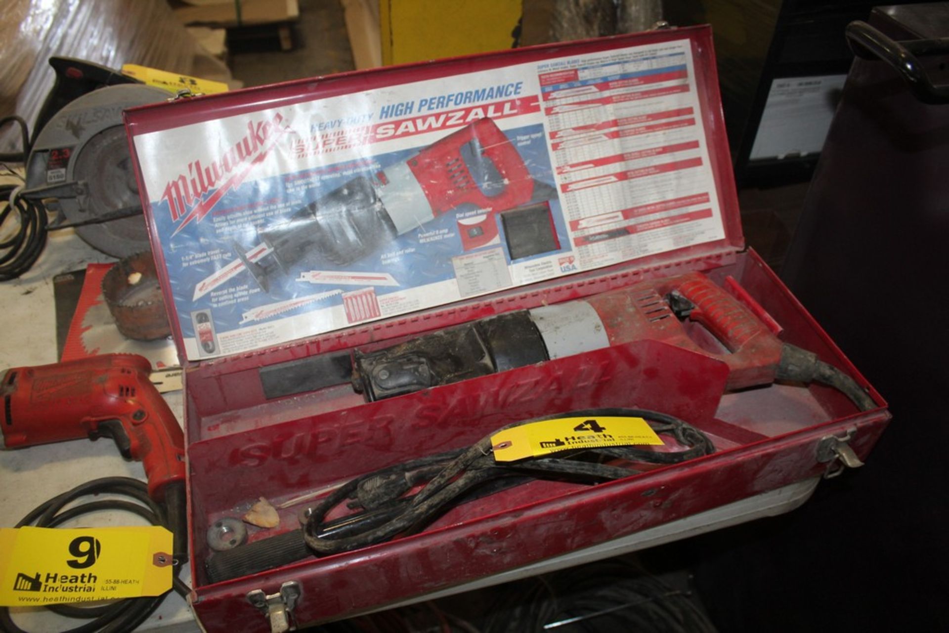 MILWAUKEE SAWZALL WITH CASE