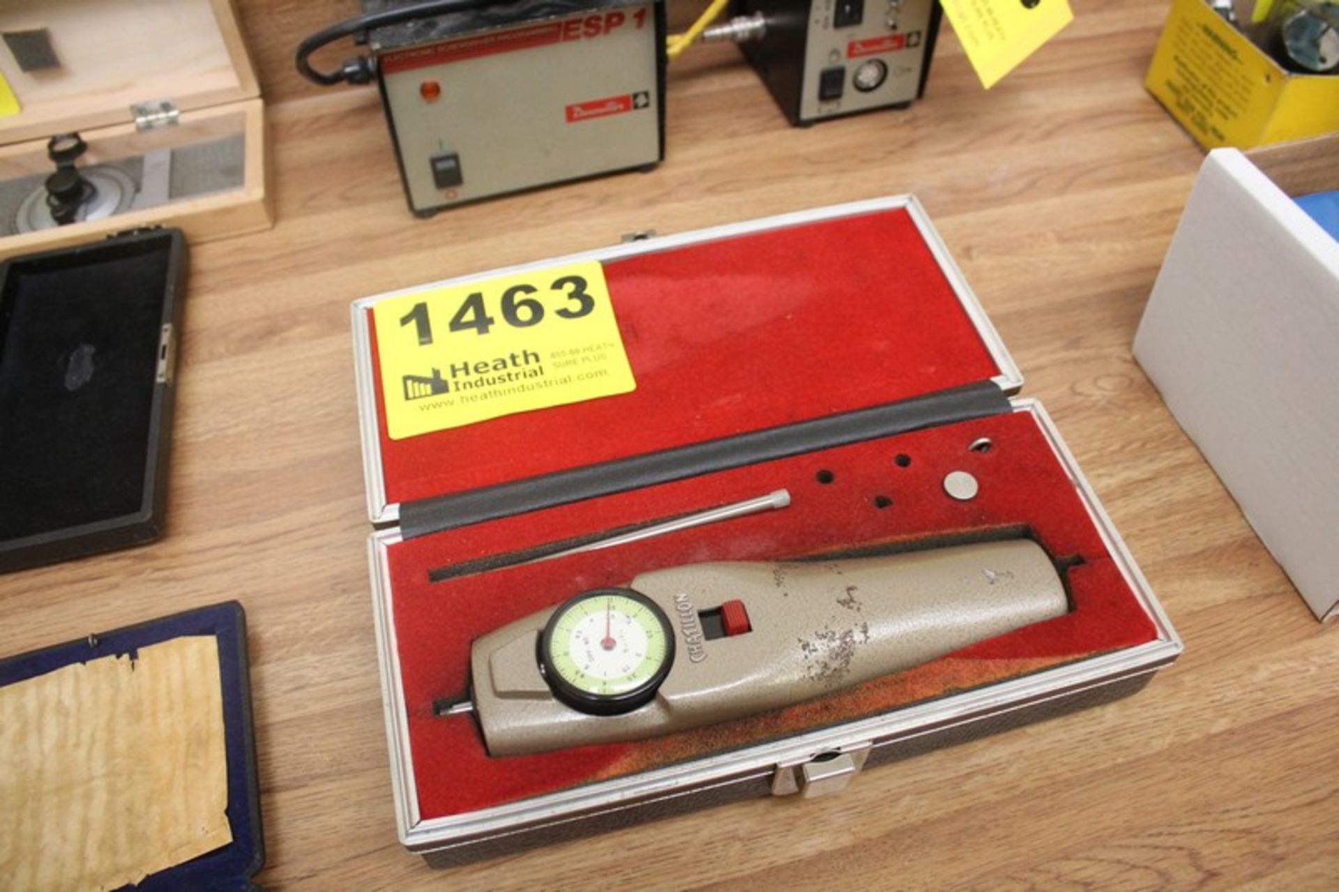 CHATTILLON DPP-80 MECHANICAL FORCE GAGE, IN CASE