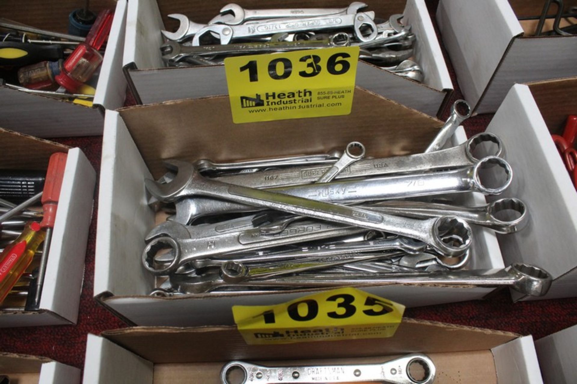 ASSORTED WRENCHES IN BOX