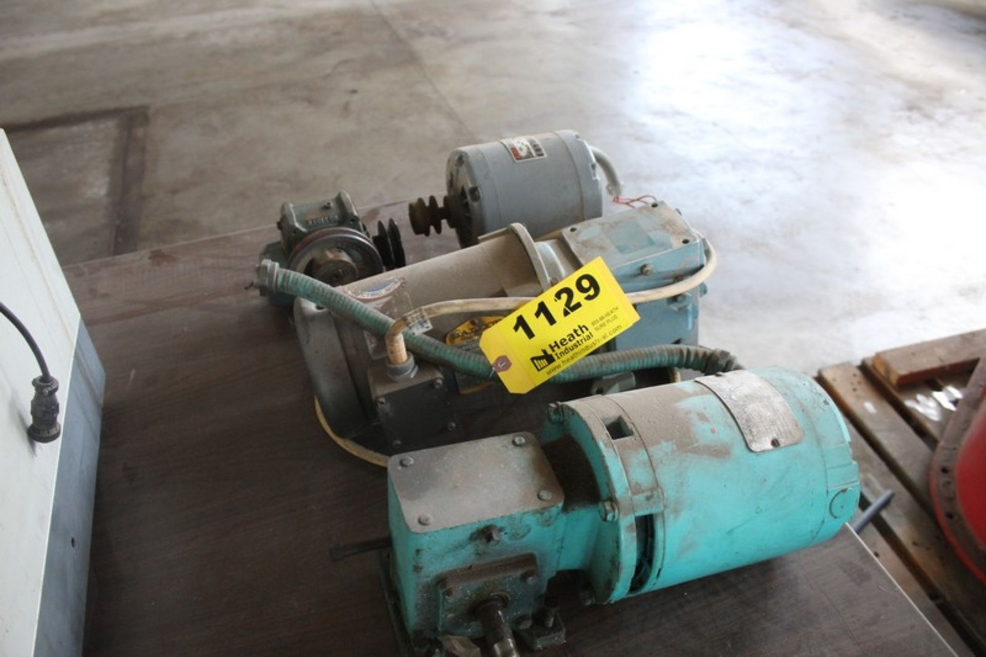 (4) ASSORTED GEAR MOTORS, & SPEED REDUCERS