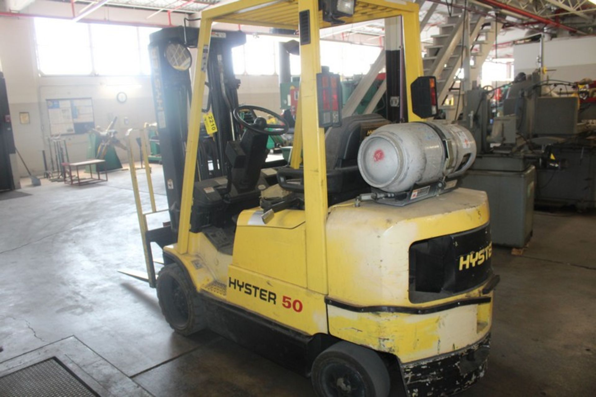 Hyster 3,950 LB. Model S50XM LP Gas Forklift Truck, s/n D187V09407V, 189” Max. Lift, Side Shift - Image 2 of 7