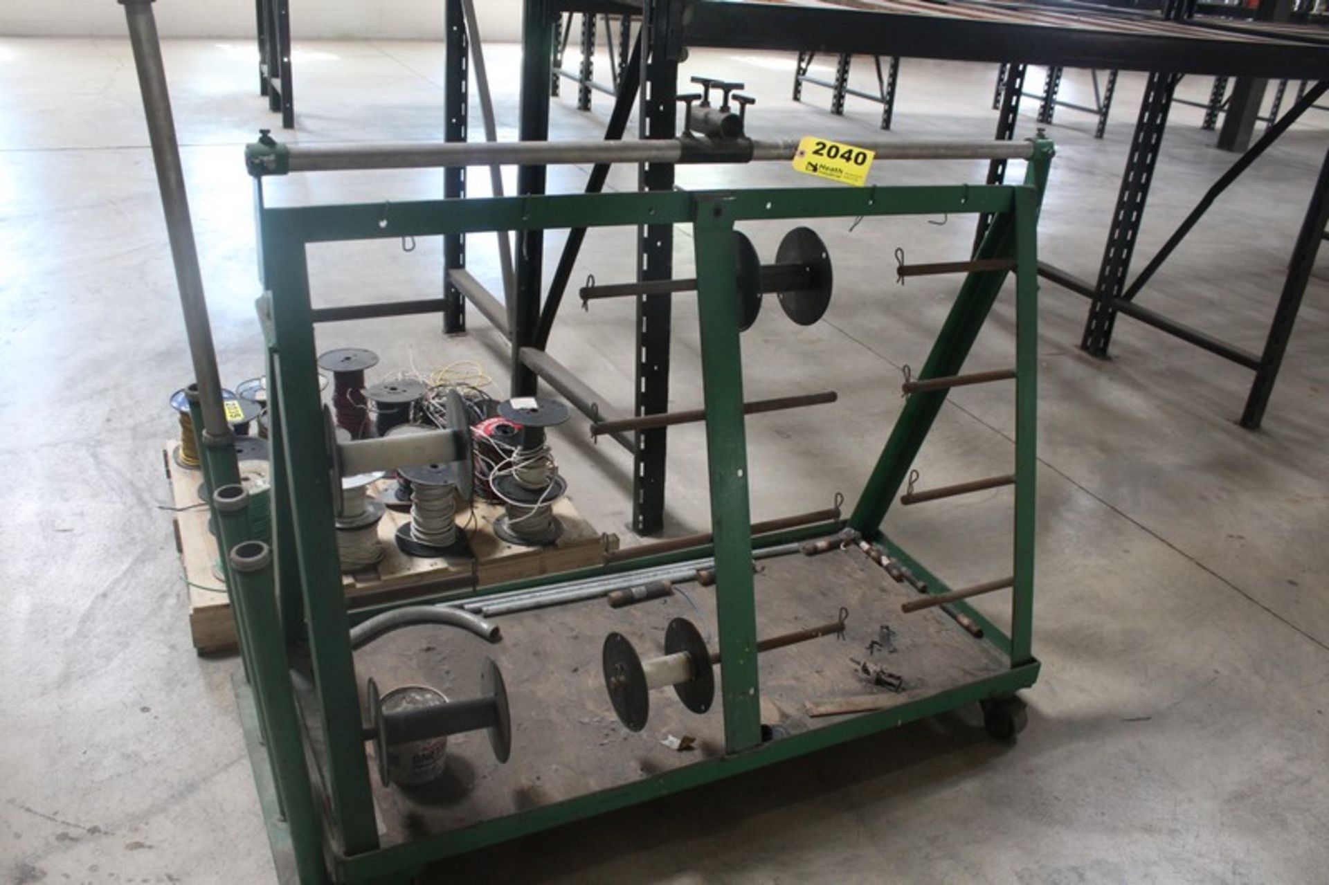 PORTABLE WIRE CART, 60' X 24" X 48" - Image 2 of 2