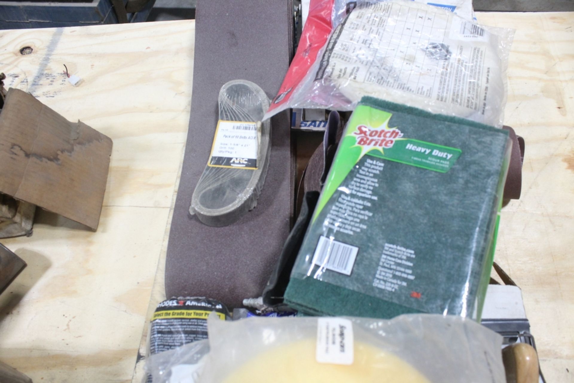 BODY WORK TOOLS, SANDPAPER, TAPE, ETC. - Image 2 of 3