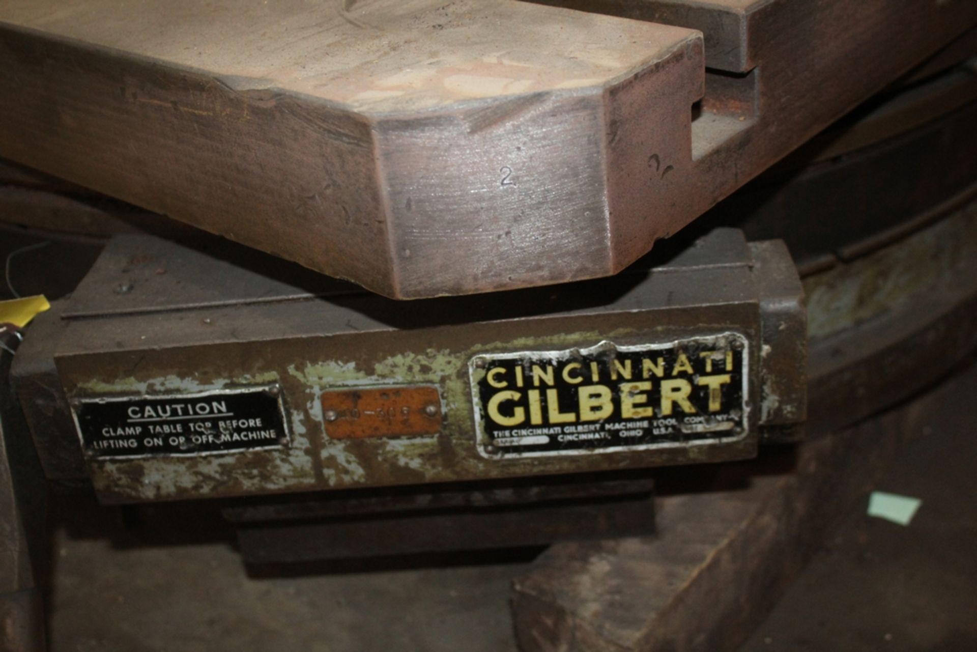 CINCINNATI GILBERT 36”X36” ROTARY TABLE - Image 3 of 3