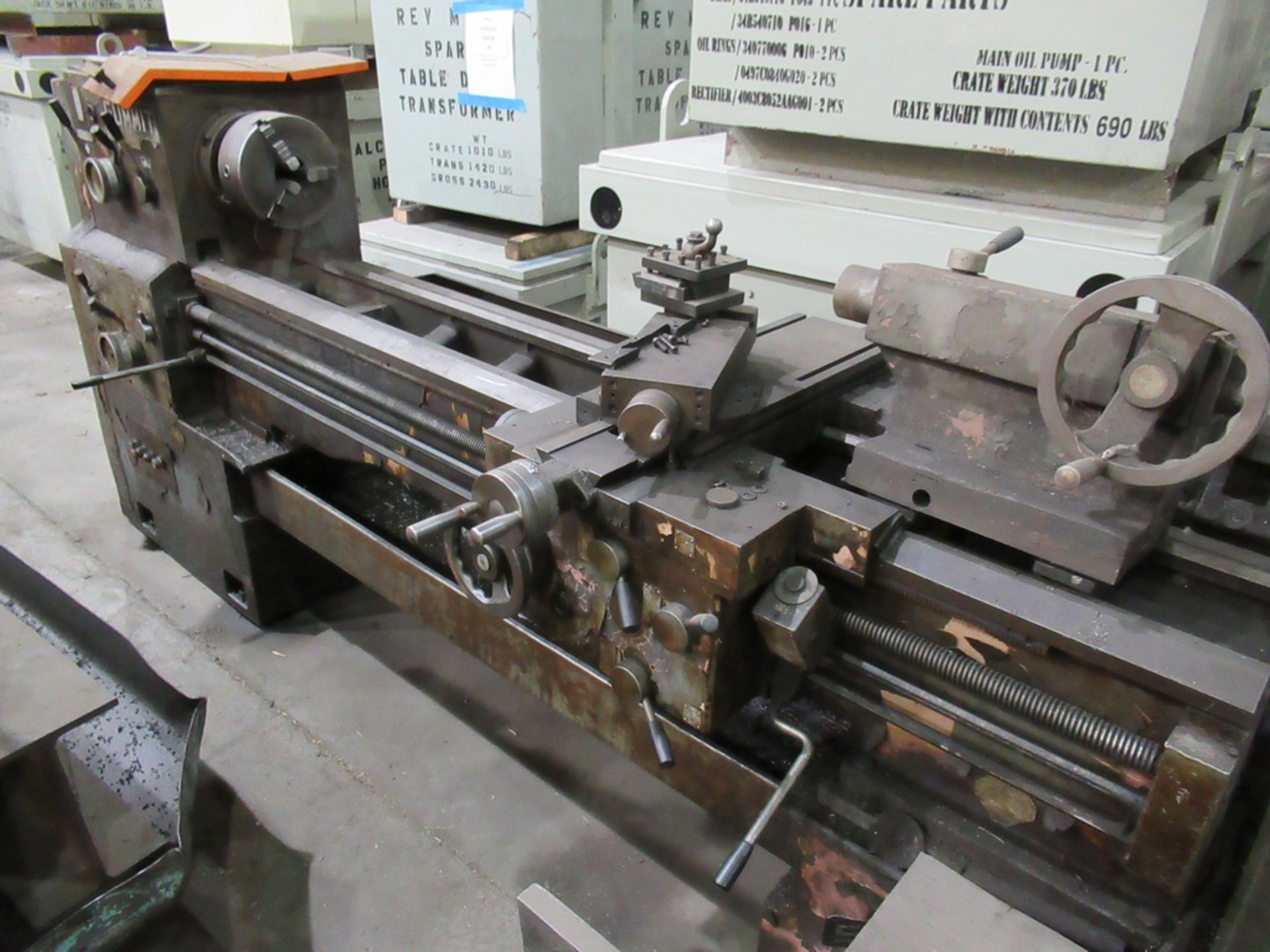 AXELSON 24”X72” TOOL ROOM LATHE, S/N 1264, SPINDLE SPEEDS TO 555 RPM, INCH THREADING, Loading Fee $ - Image 3 of 3