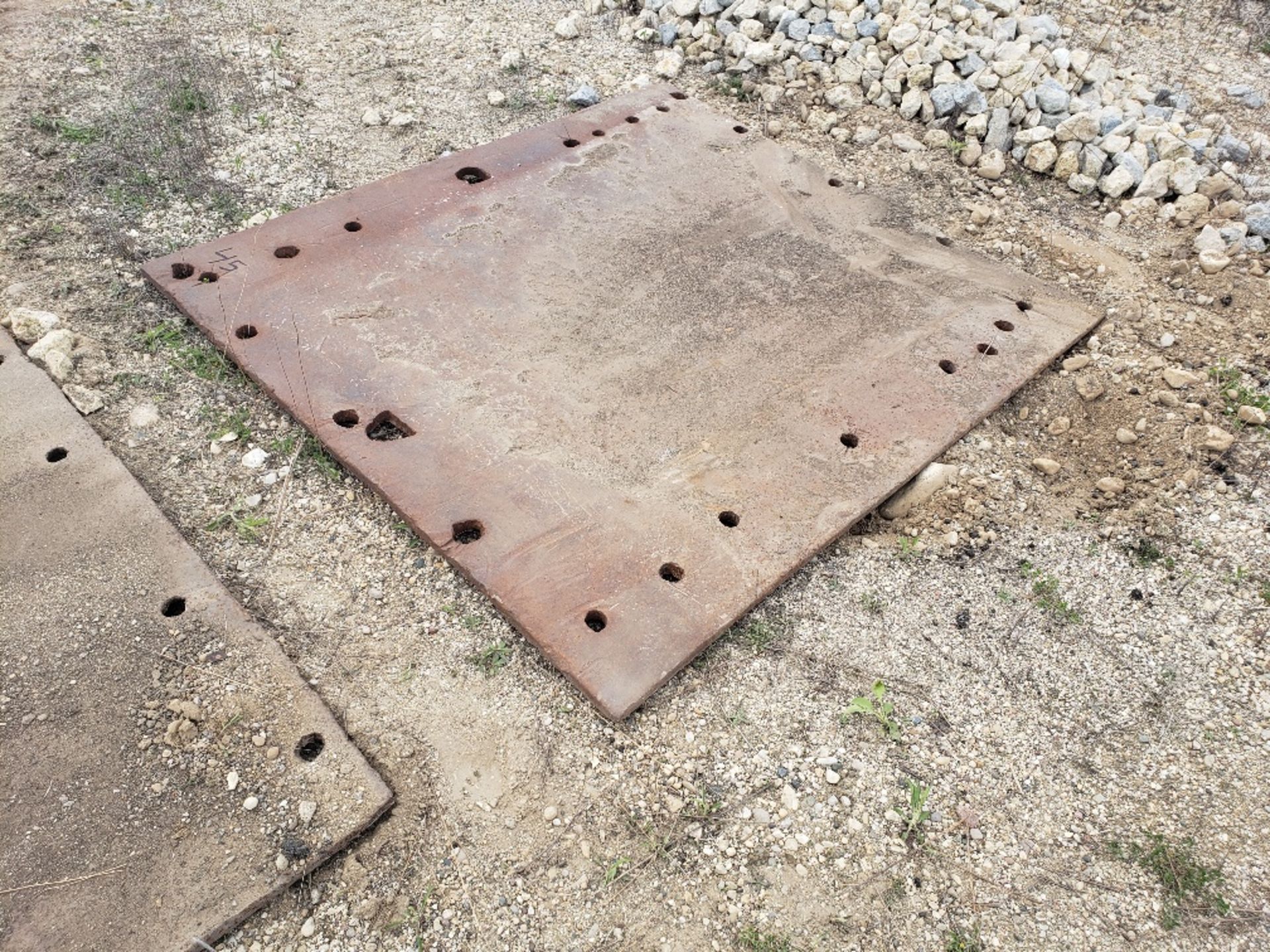 5' X 4'7" STEEL PLATE