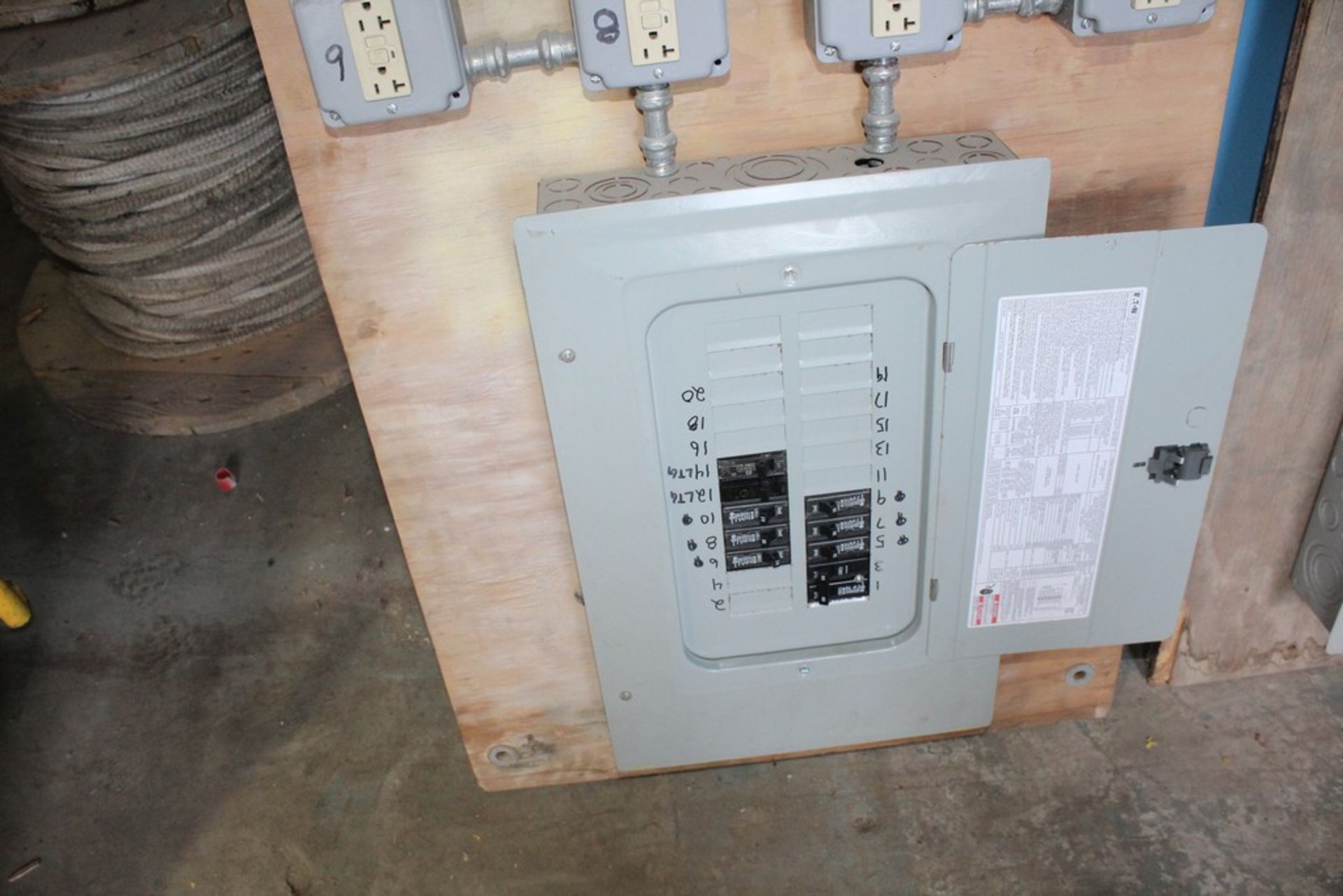 (2) TEMPORARY BREAKER BOXES WITH OUTLETS - Image 2 of 3