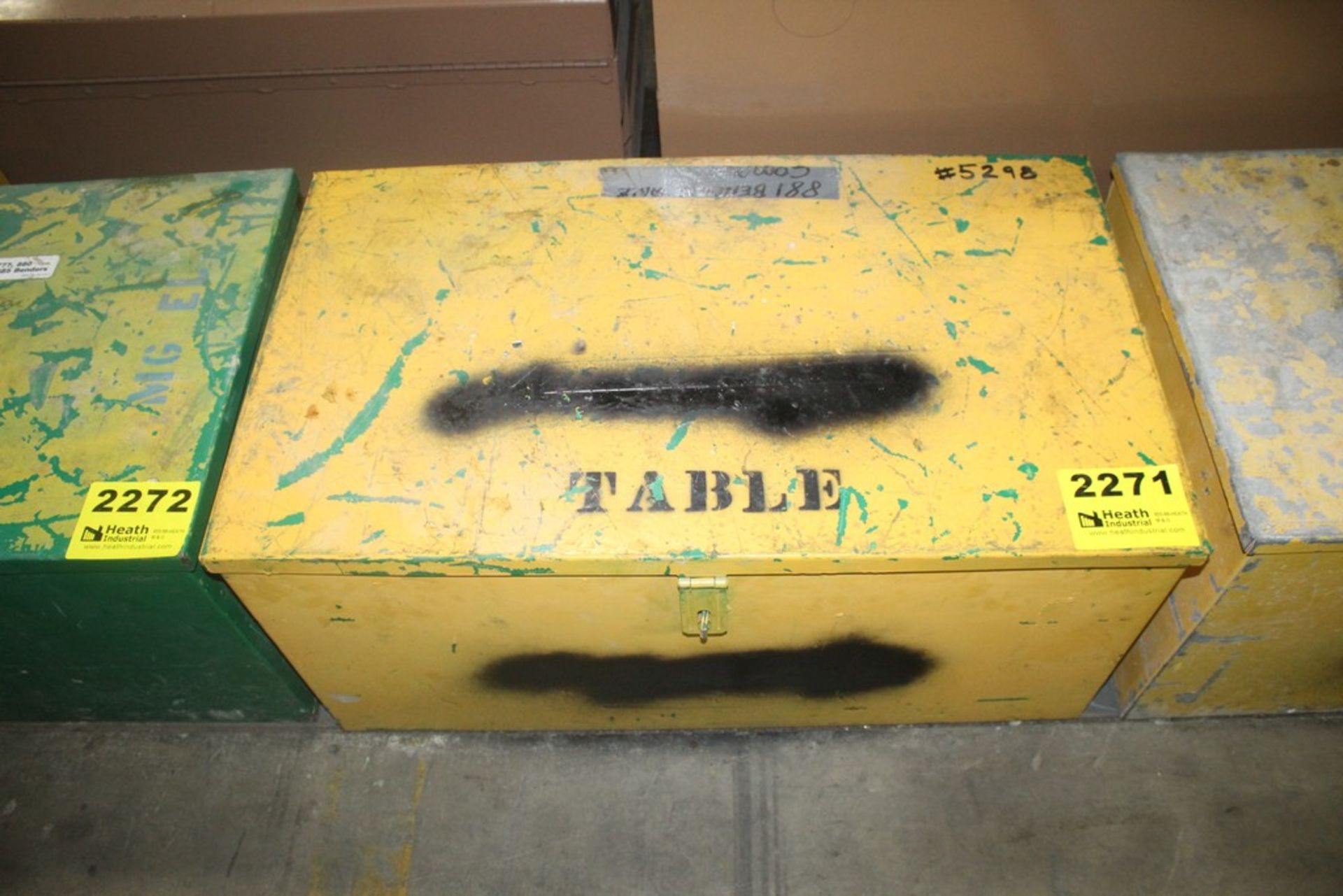 GREENLEE 884/885 BENDING TABLE WITH JOB BOX
