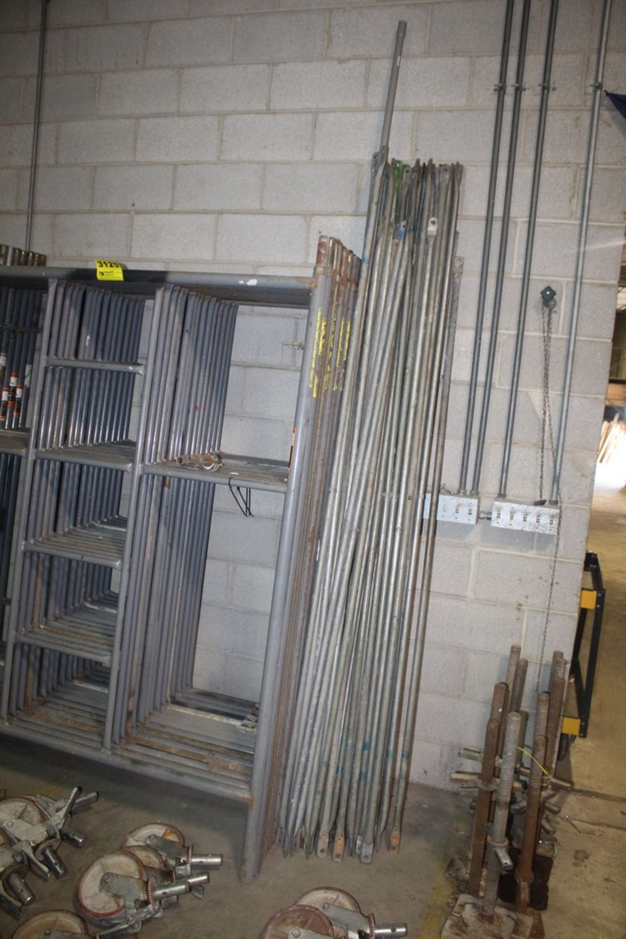 (15) 5' X 6'5" SAFEWAY SCAFFOLD END FRAMES WITH LARGE QTY OF ASSORTED BRACES - Image 2 of 2