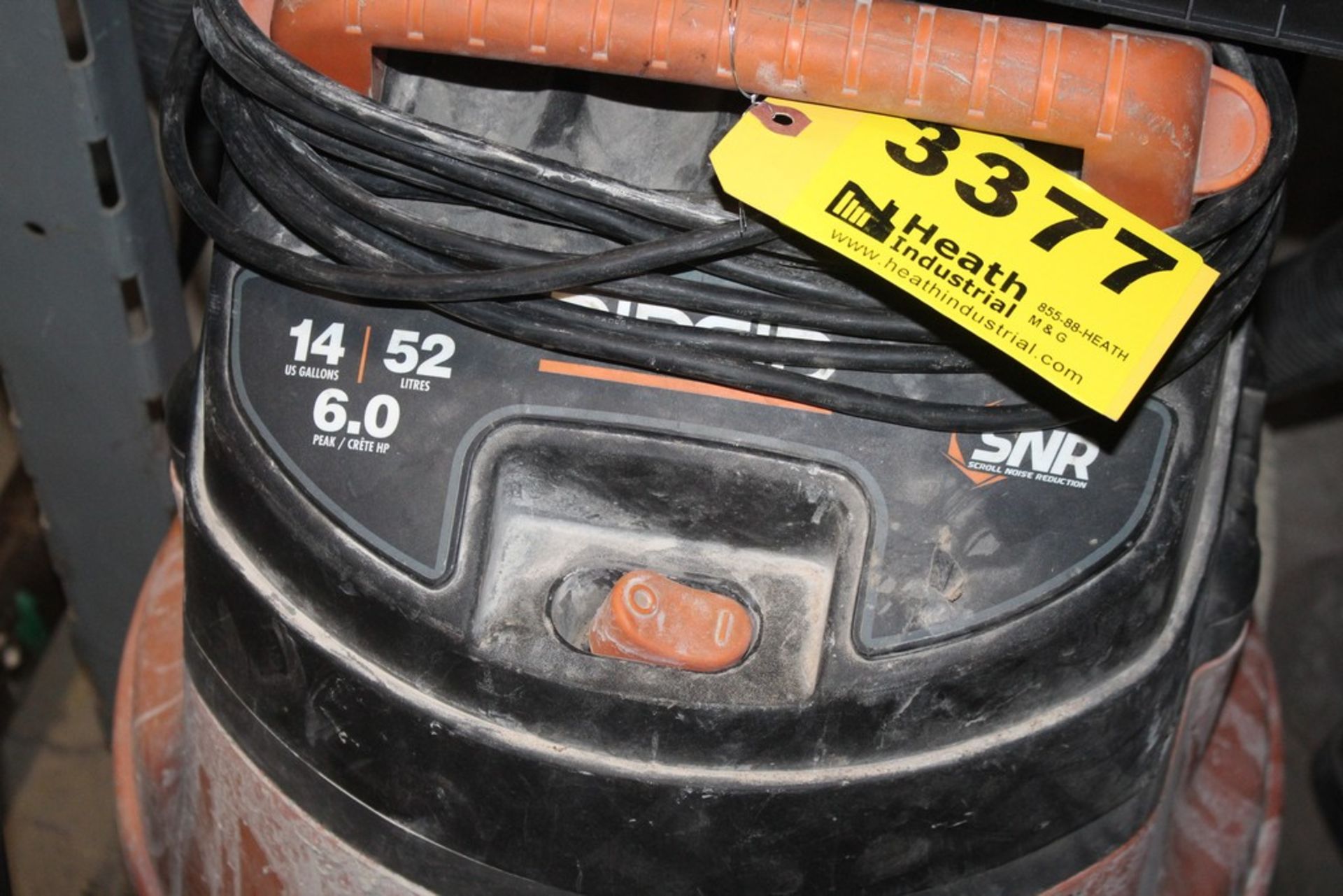 RIDGID 14-GAL 6HP SHOP VAC - Image 2 of 2