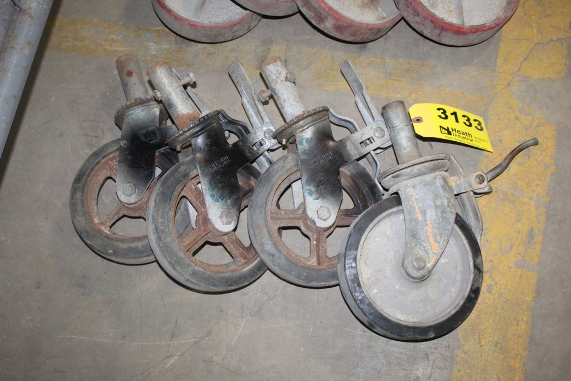 (4) SCAFFOLD CASTERS