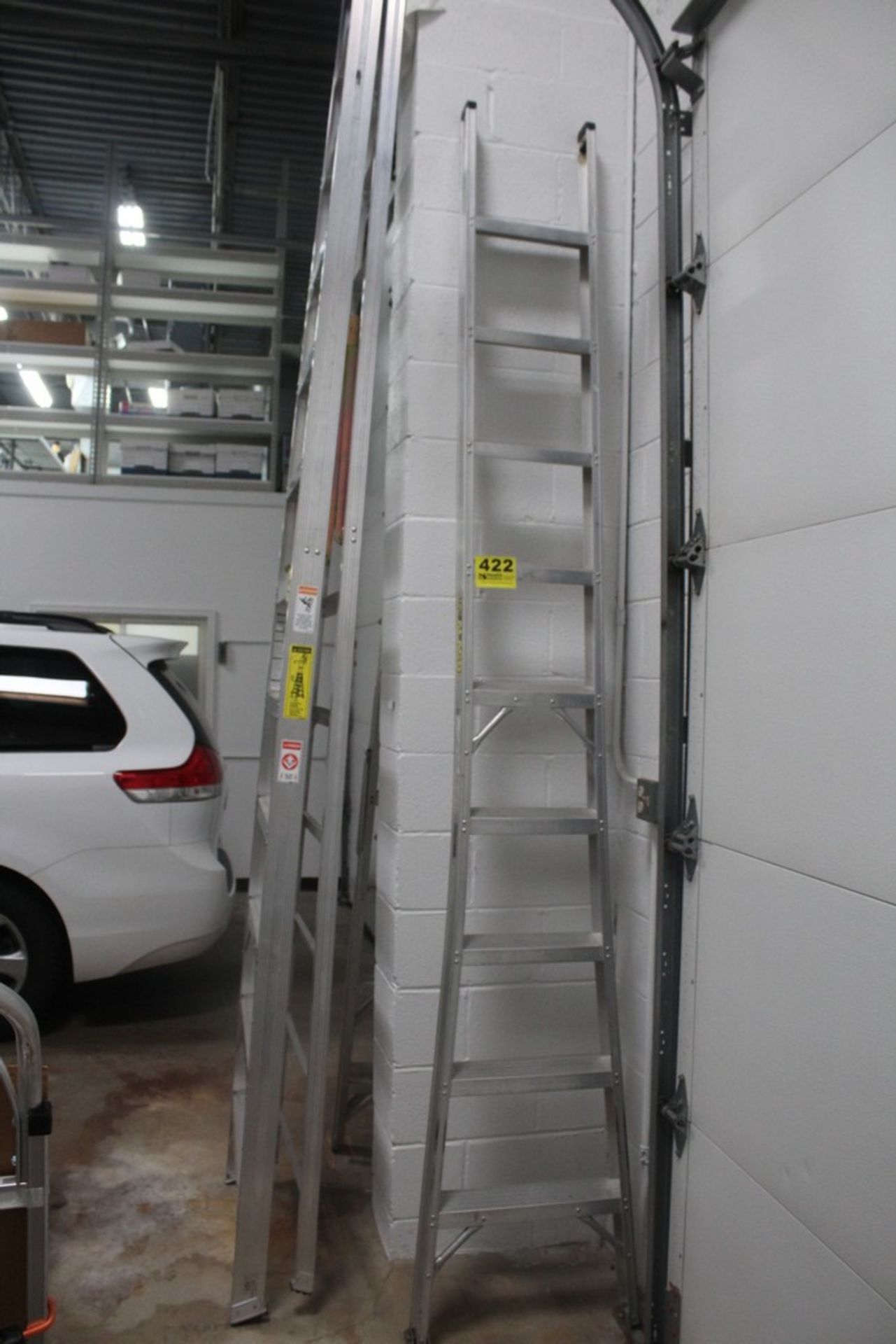 ALACO 9' SINGLE STAGE ALUMINUM LADDER