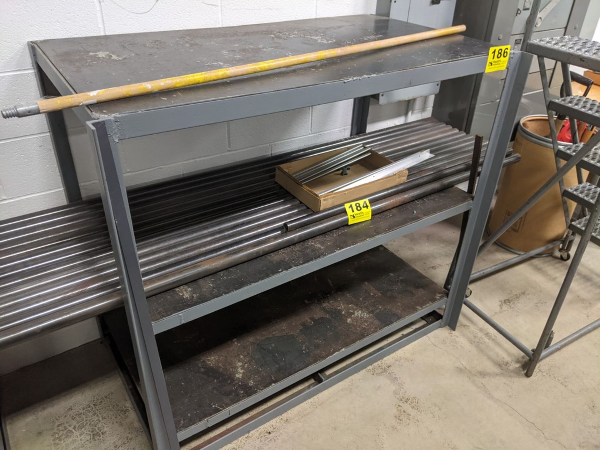 54" X 32" X 48" WELDED STEEL SHELVING UNIT