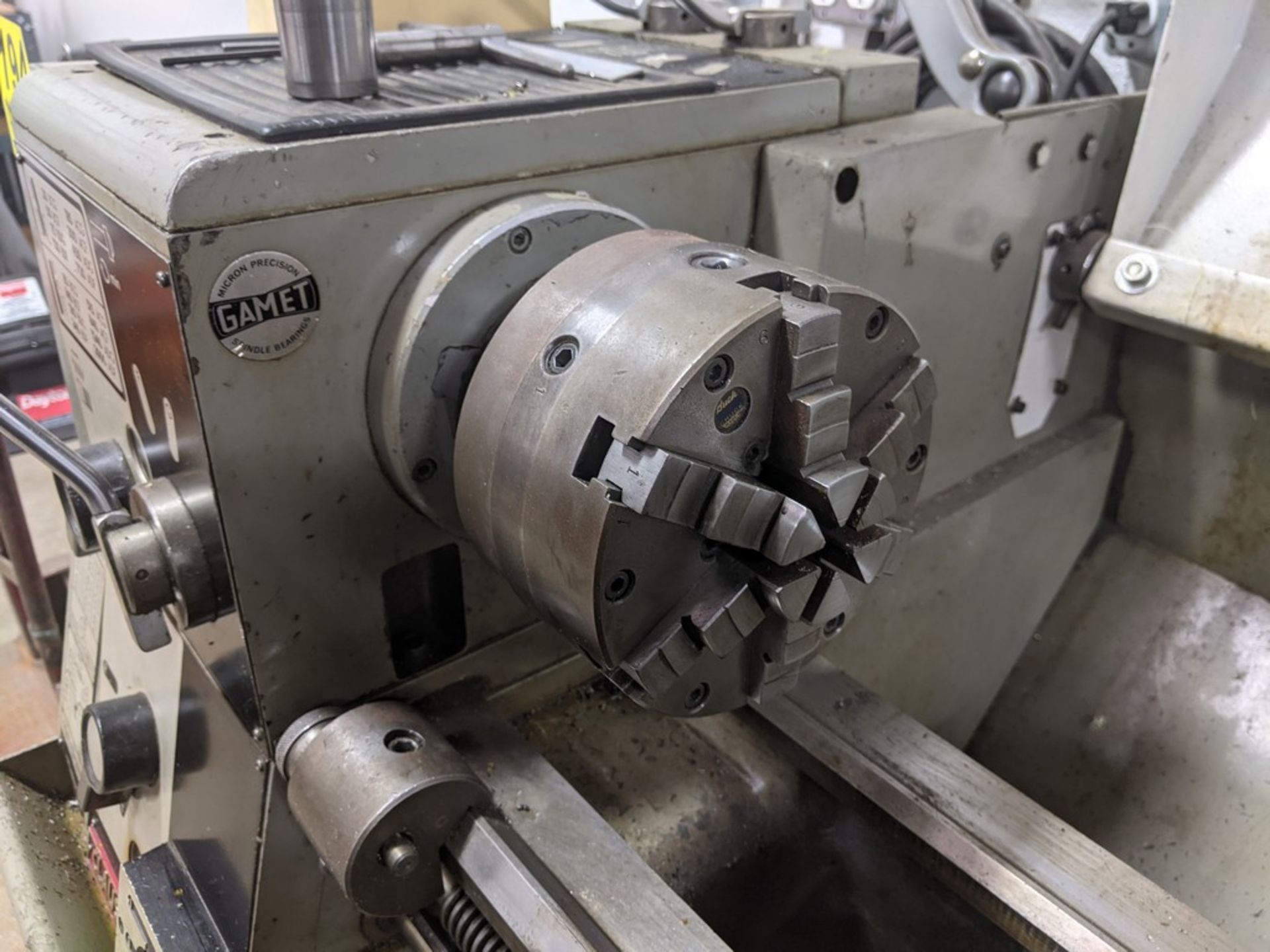 CLAUSING COLCHESTER 11”X40” TOOL ROOM LATHE, S/N 2/0021/01702, 2000 RPM SPINDLE, 6” 6 JAW CHUCK, - Image 5 of 8