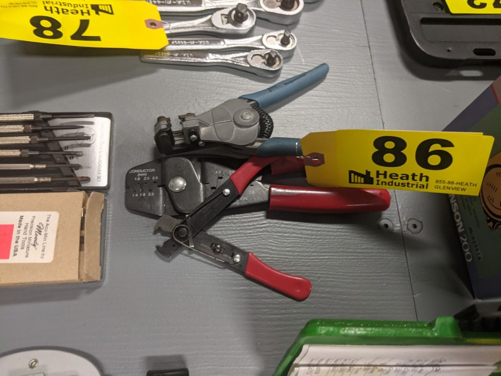 (3) ASSORTED WIRE TOOLS, CRIMPERS & CUTTER