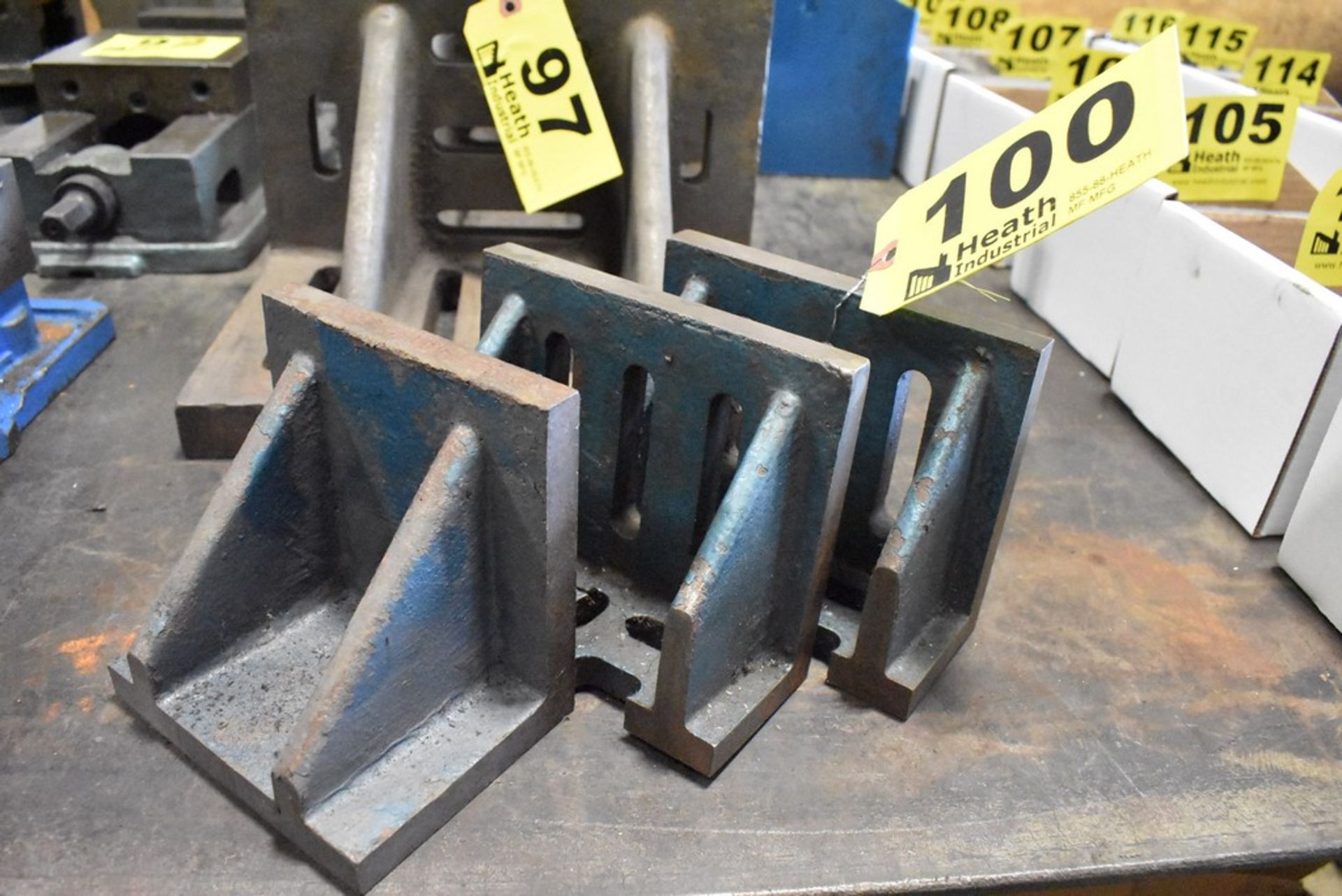 (3) ASSORTED RIGHT ANGLE PLATES