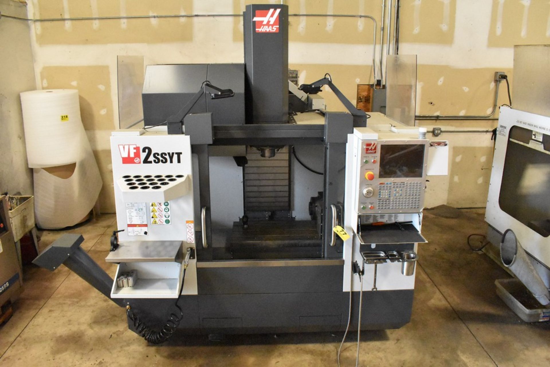 HAAS 3-AXIS MODEL VF-2SSYT SUPER SPEED CNC VERTICAL MACHINING CENTER, S ...