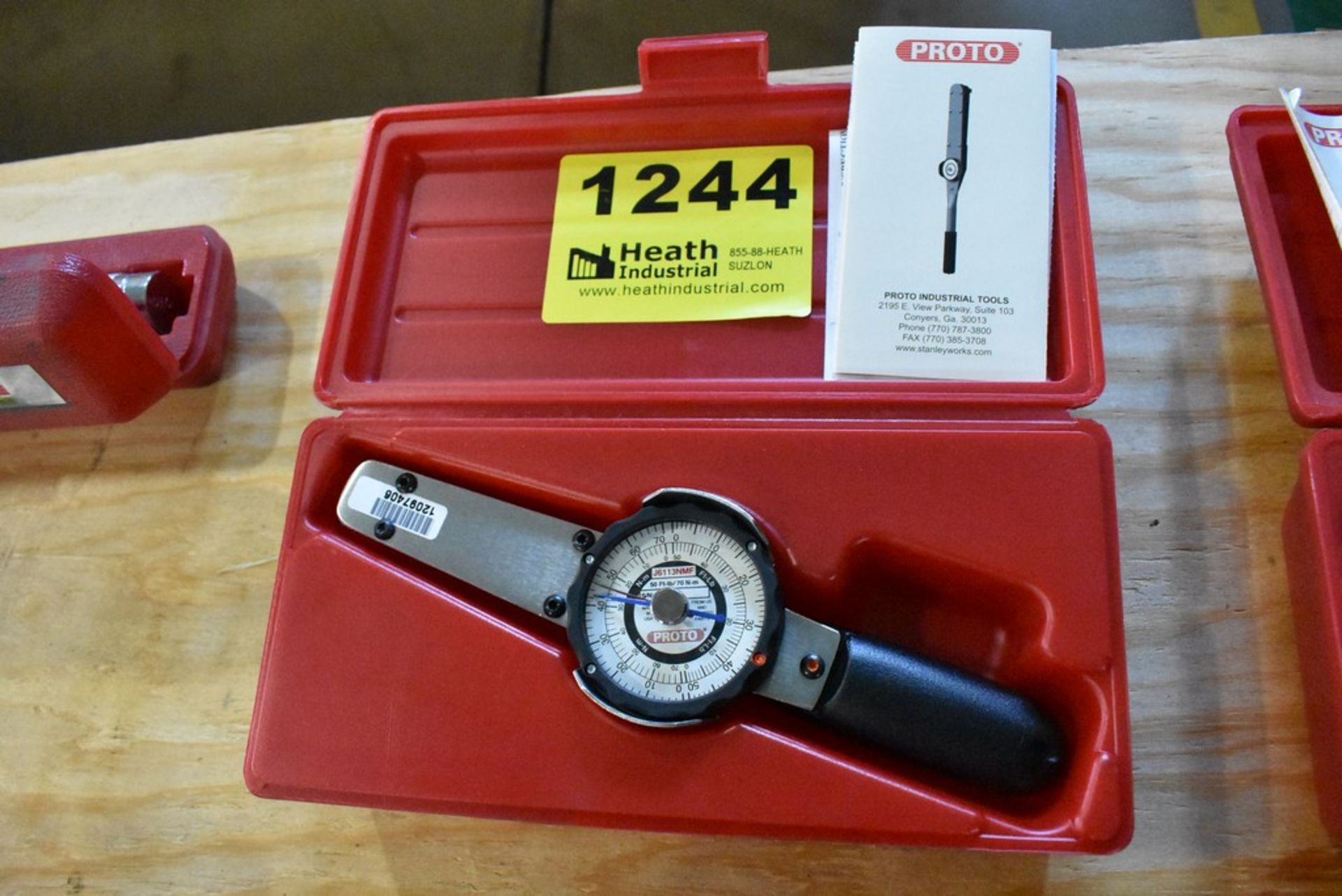 PROTO 3/8" DRIVE 0-70 DIAL TYPE TORQUE WRENCH