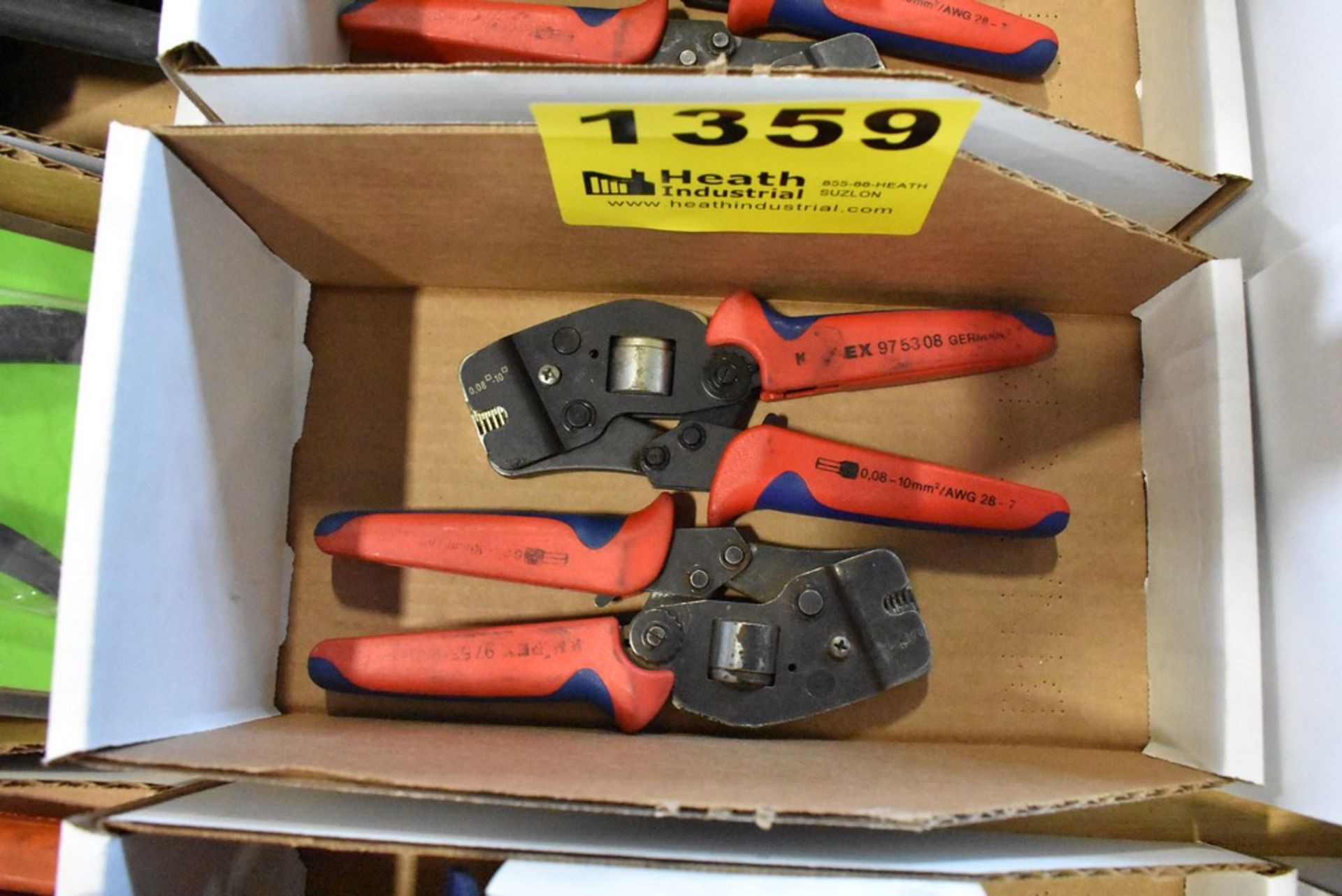 (2) KNIPEX NO 975308 WIRE CRIMPERS