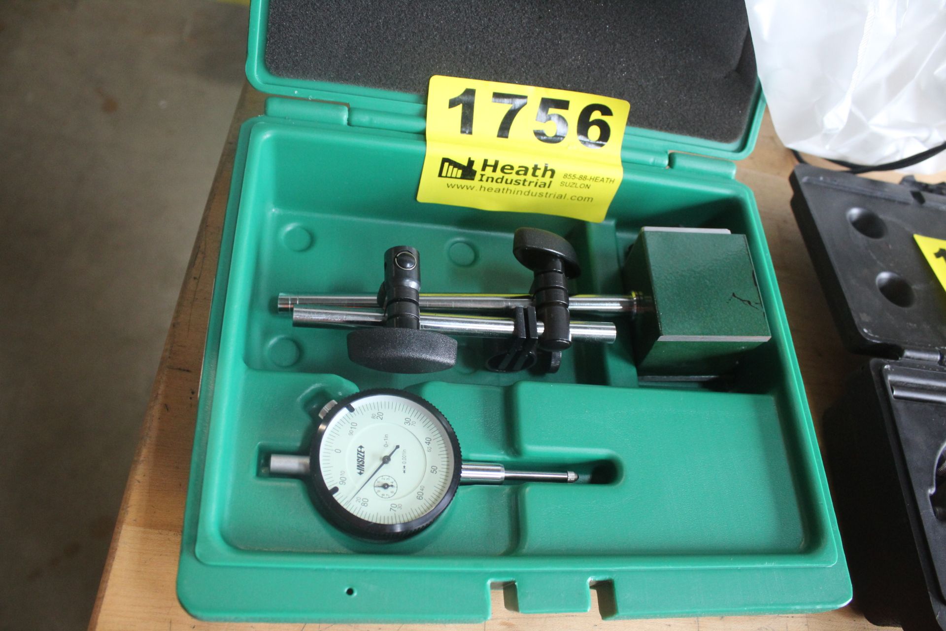 INSIZE TWO PIECE MEASURING SET, MAGNETIC BASE & DIAL INDICATOR