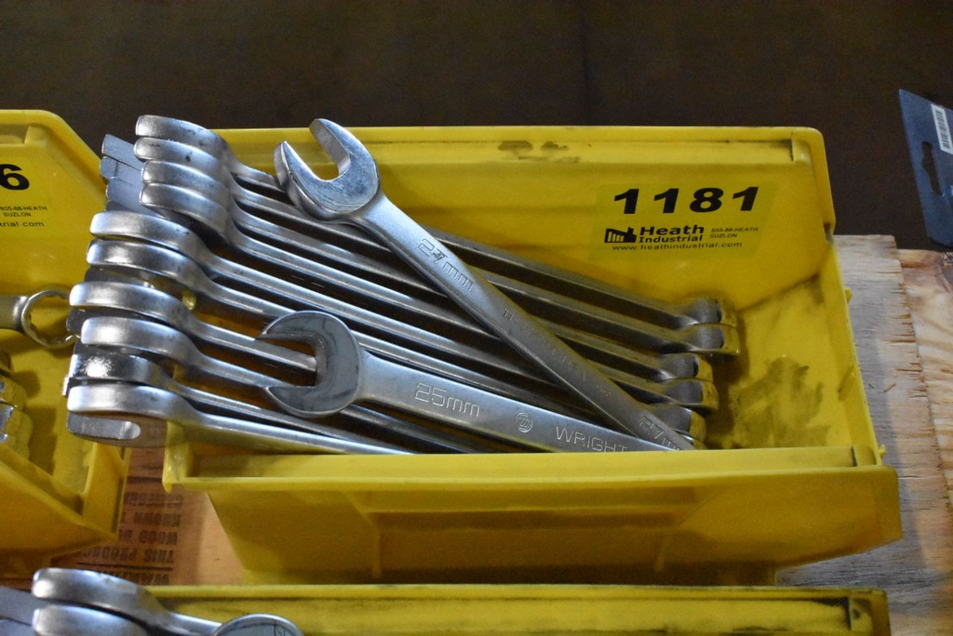 (12) WRIGHT METRIC COMBINATION WRENCHES