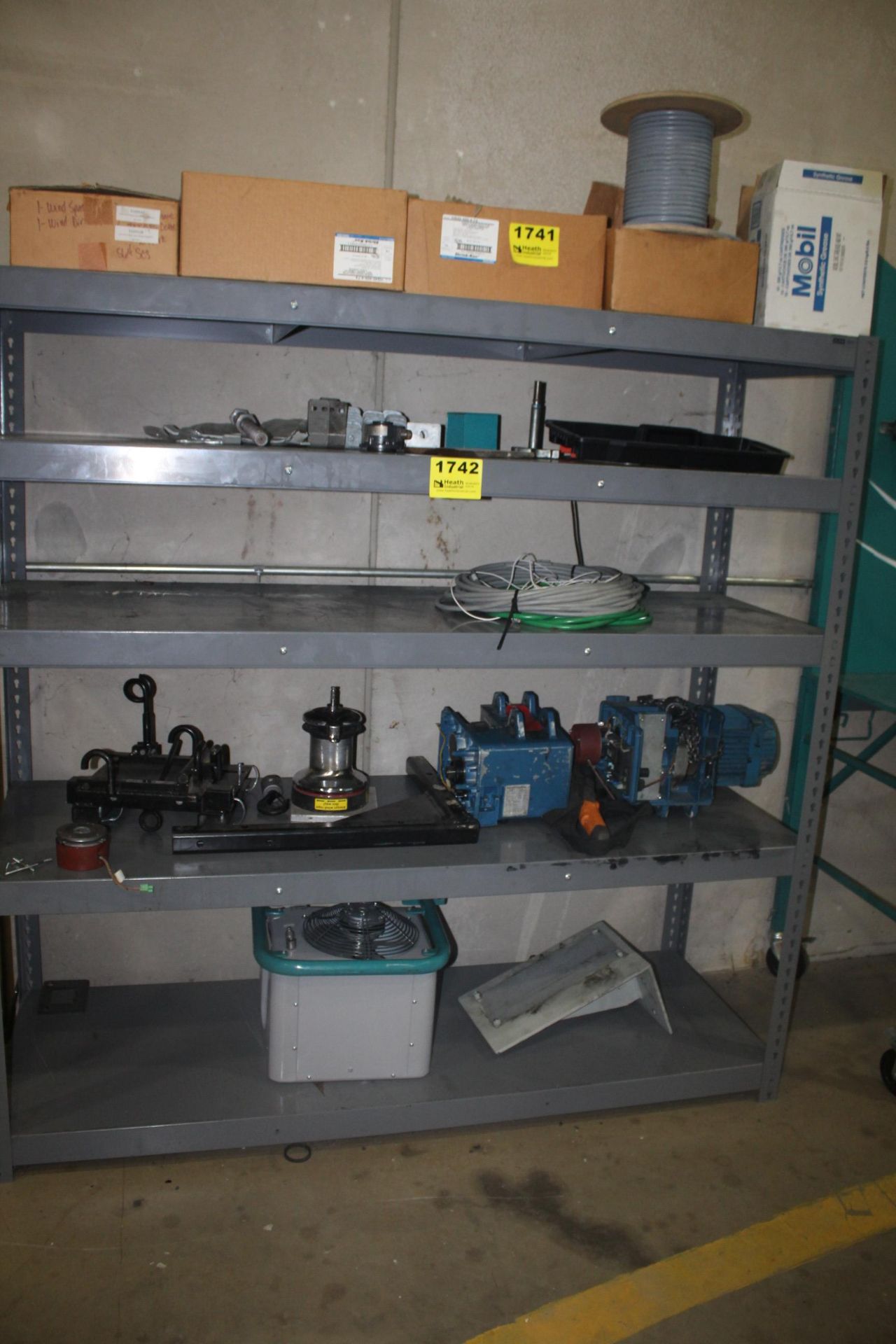 CONTENTS OF SHELVING UNIT, ASSORTED PARTS & SUPPLIES